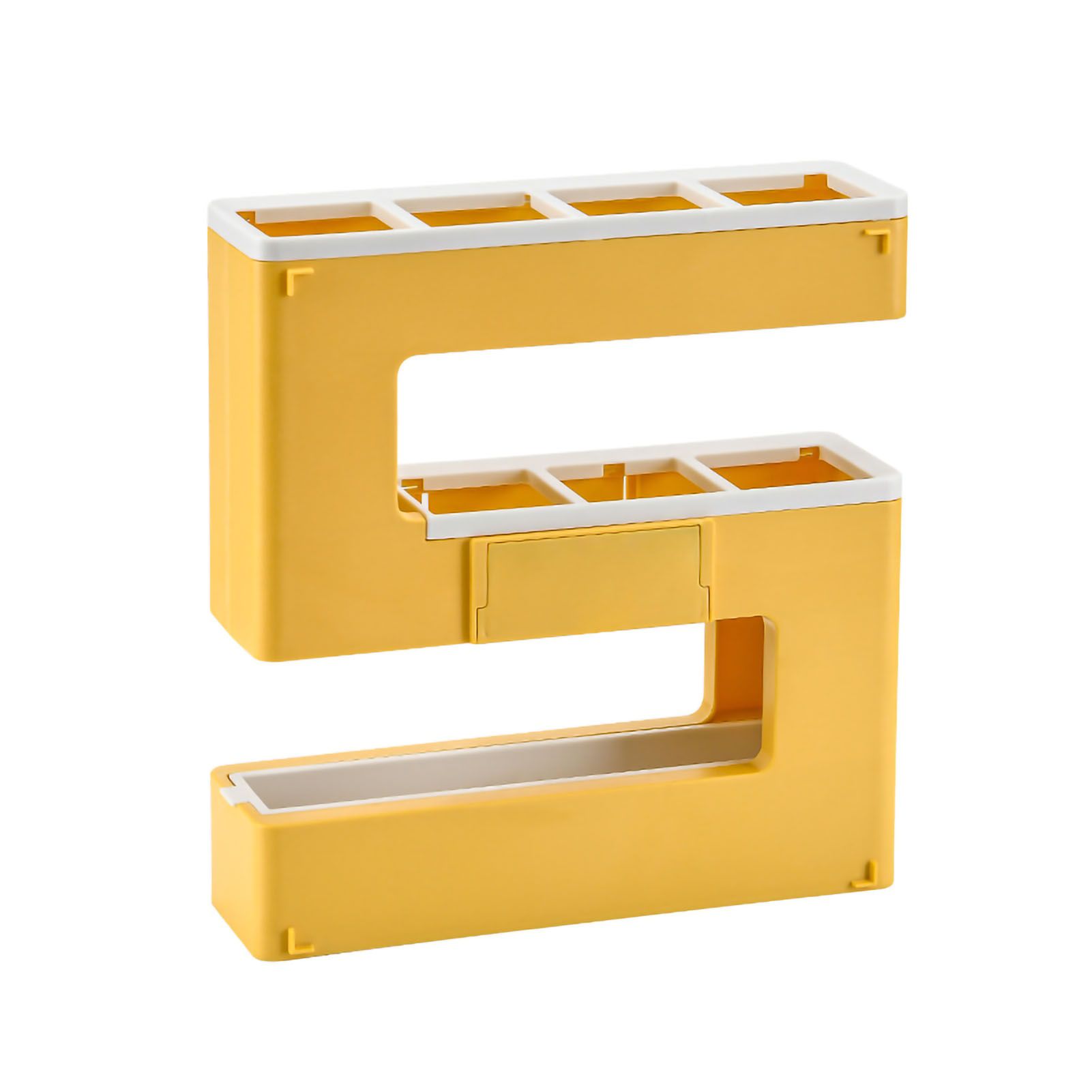 Umbrella Rack Detachable Drainable Cute Number Shape PS Material Wall Mounted — image 1