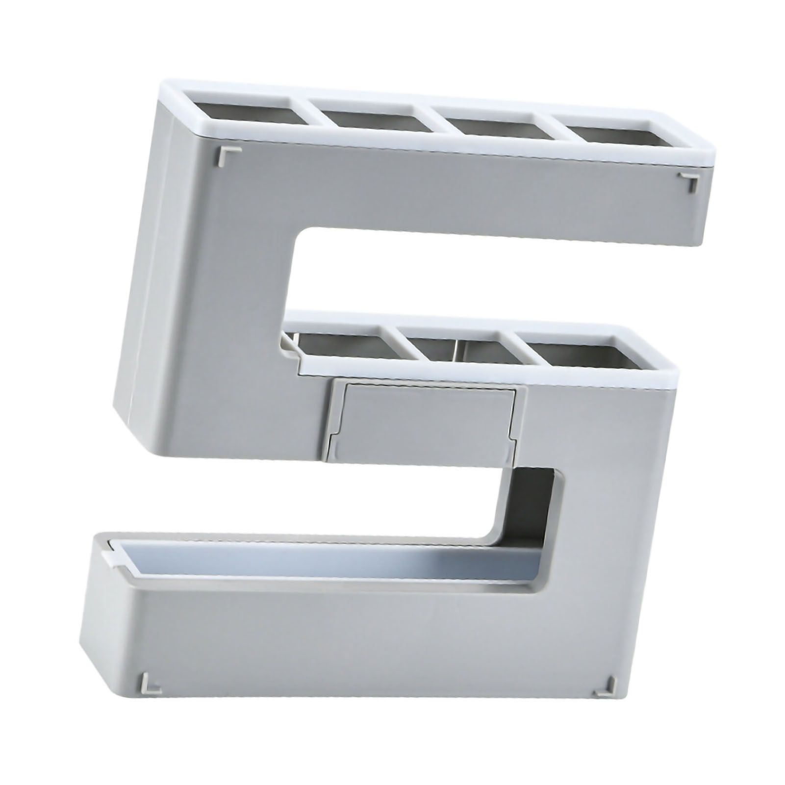 Umbrella Rack Detachable Drainable Cute Number Shape PS Material Wall Mounted view 3