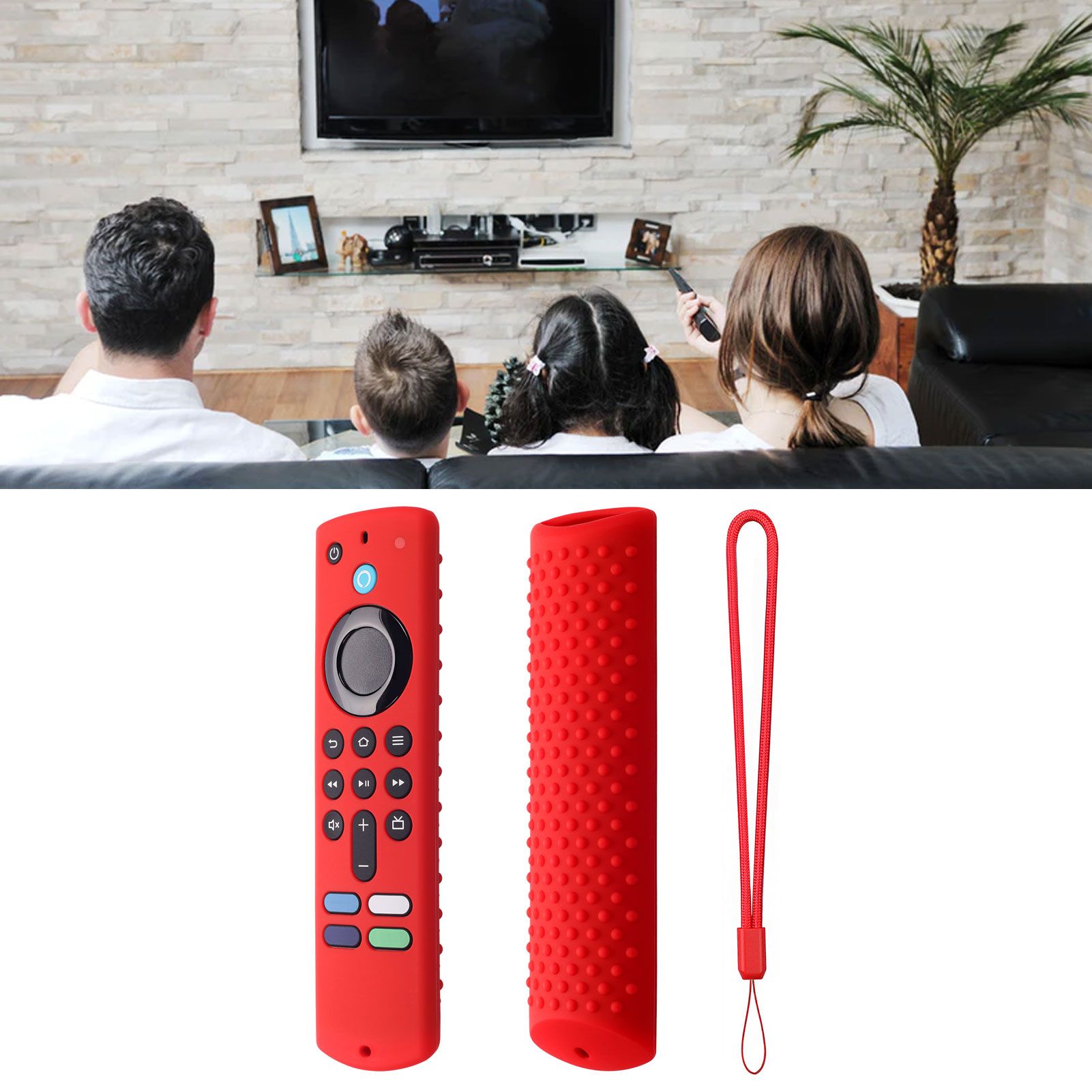 Remote Control Silicone Cover for Fire TV Stick Anti Slip Silicone Protective view 12