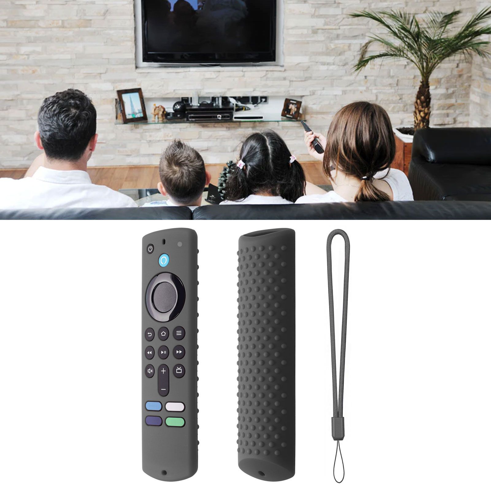 Remote Control Silicone Cover for Fire TV Stick Anti Slip Silicone Protective view 12