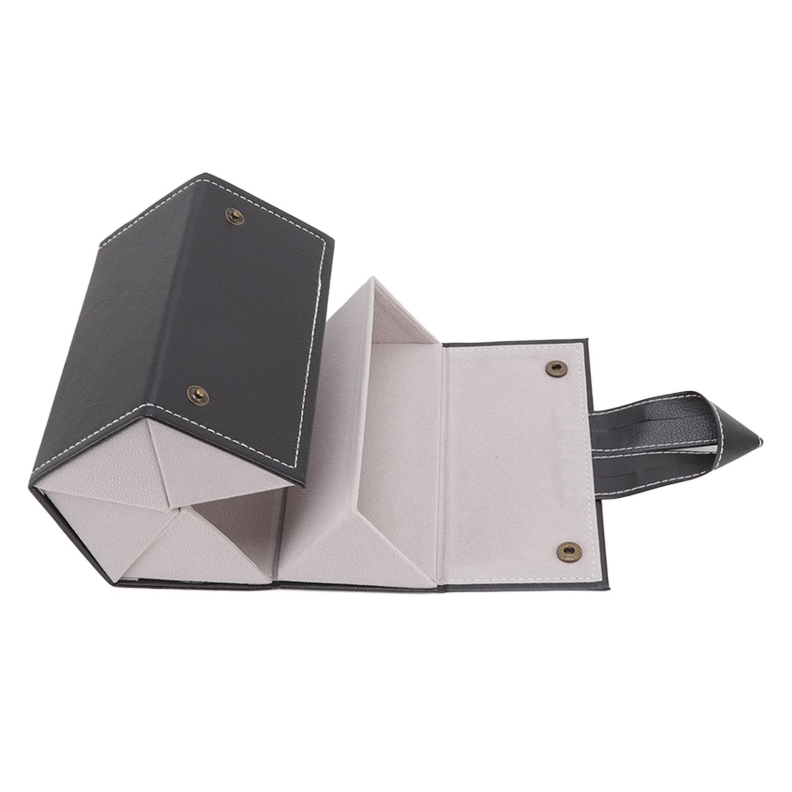 Sunglasses Organizer Case Multifunctional Multiple Slots PU Leather Travel view 2