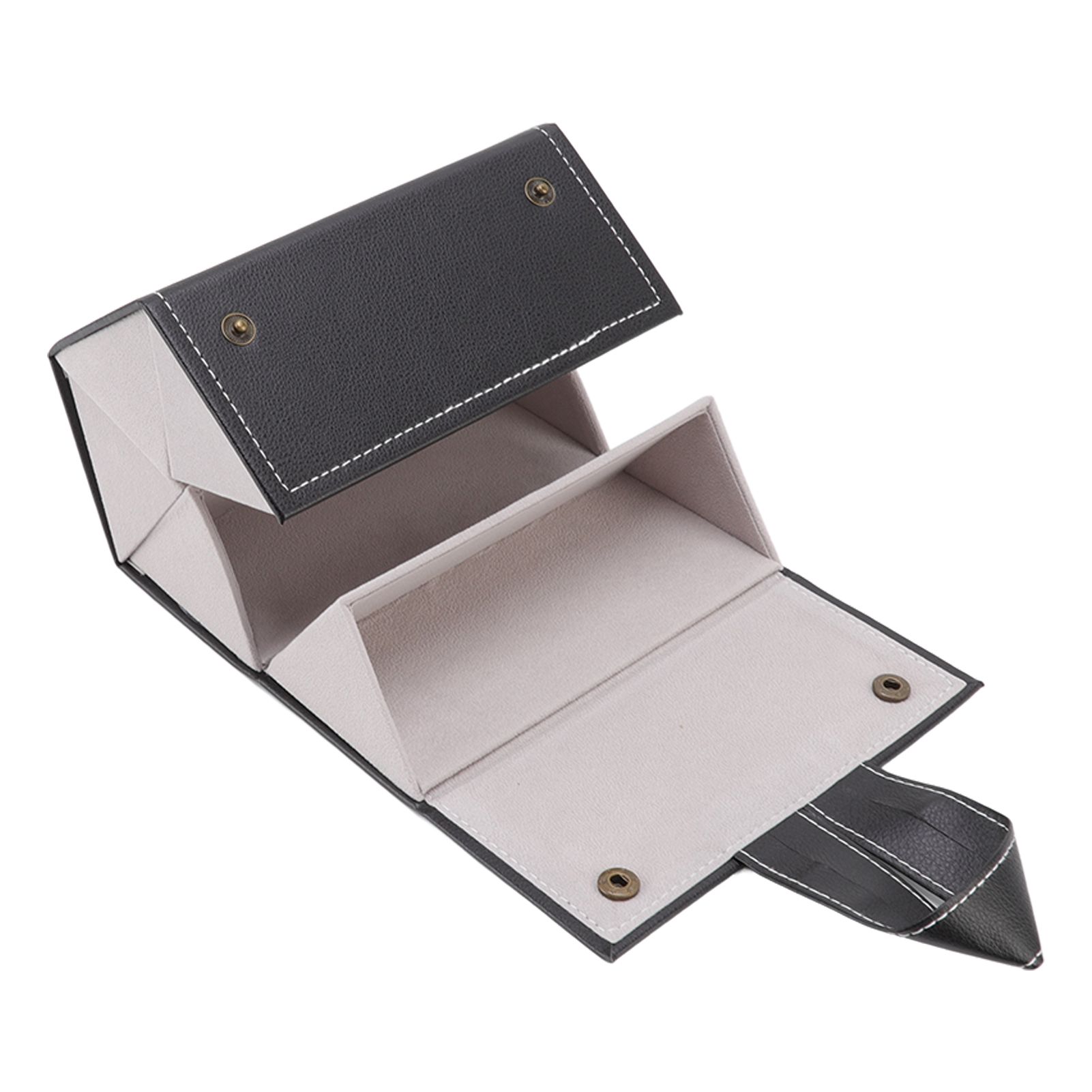 Sunglasses Organizer Case Multifunctional Multiple Slots PU Leather Travel view 7