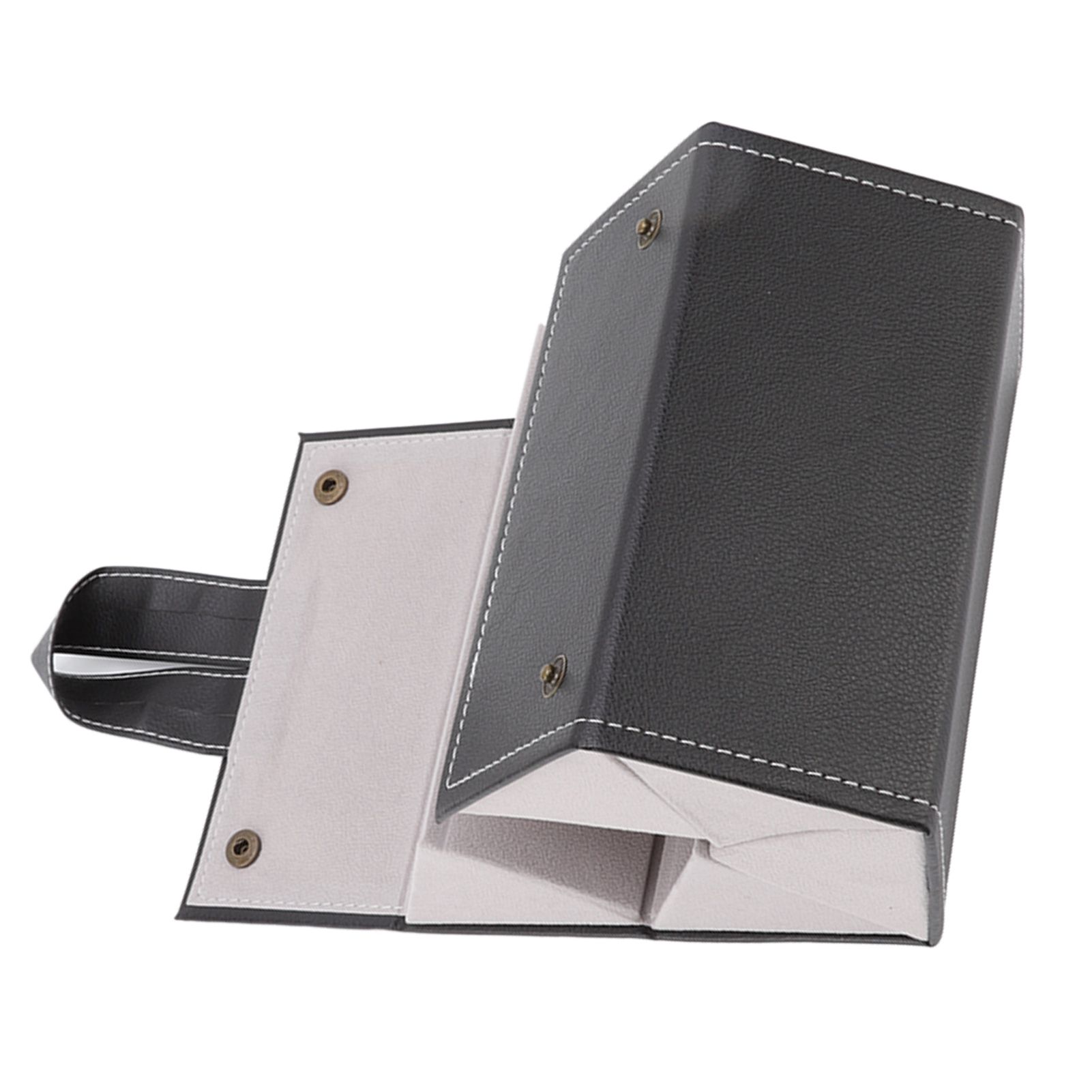 Sunglasses Organizer Case Multifunctional Multiple Slots PU Leather Travel view 8