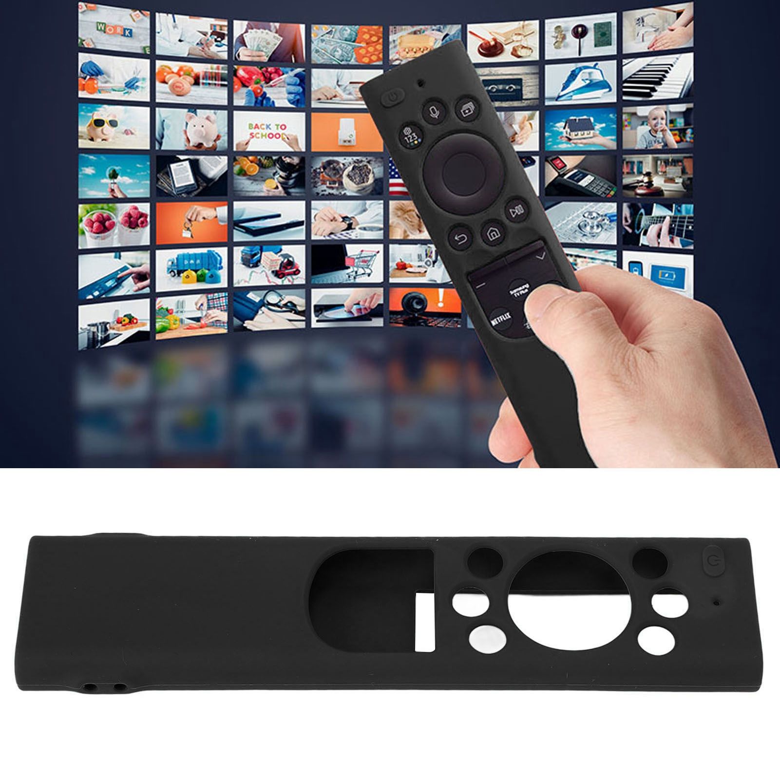 Anti Drop Remote Control Silicone Protective Cover Solar Cell Remote Control view 12