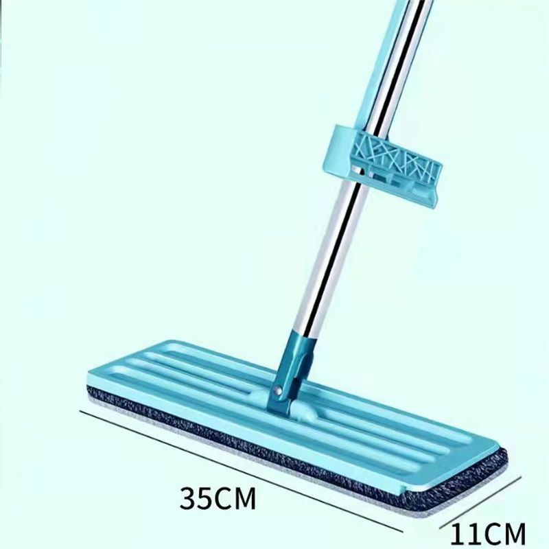 Floor Mop Dry Wet Dual Use Microfiber Free Hand Washing Flat Cleaning Tile Mop view 2