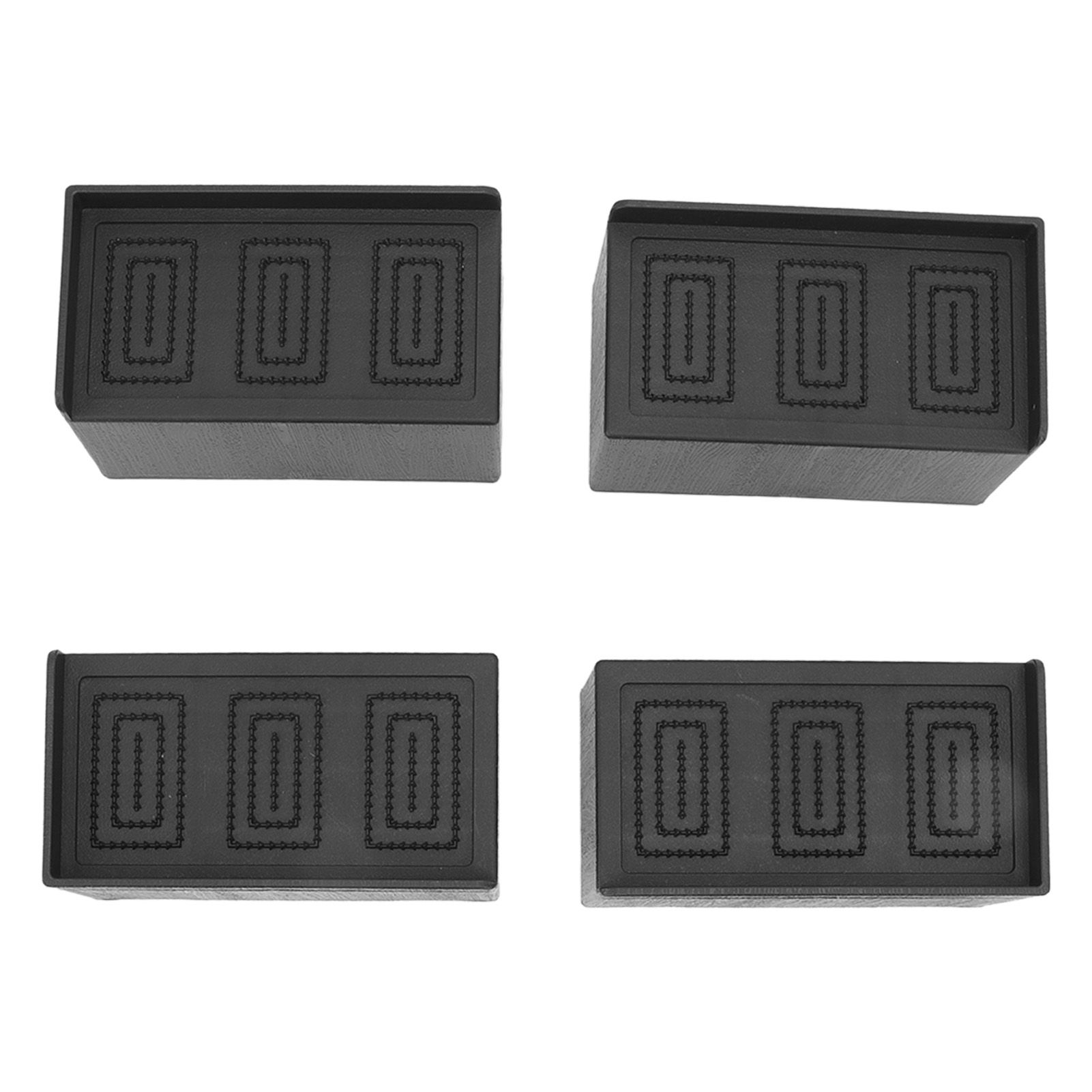 L Shape Rectangular Furniture Risers Rubber Stackable Sofa Risers for Table view 2