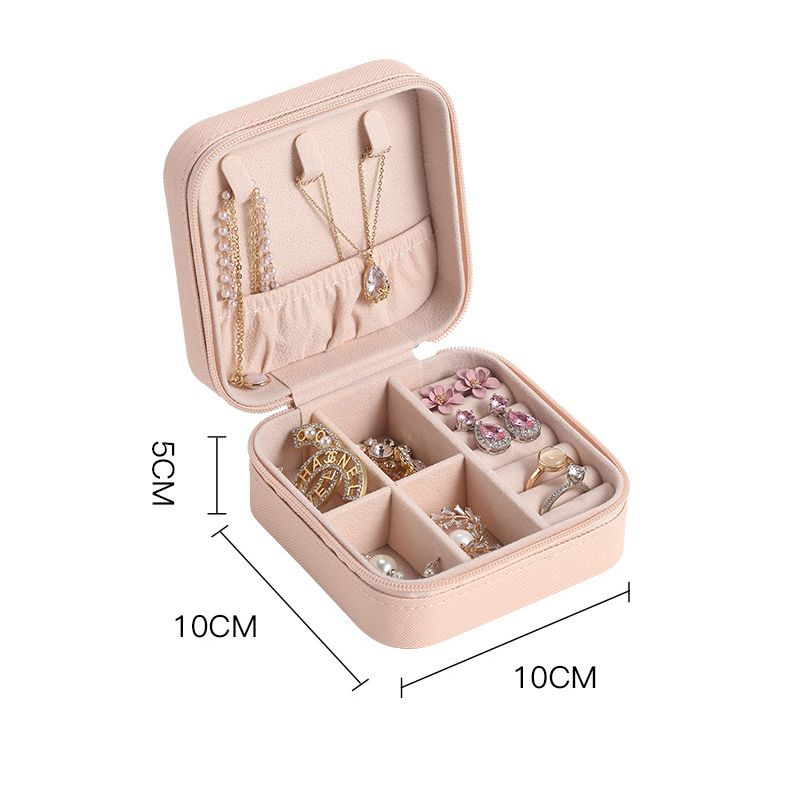 Travel Jewelry Case Exquisite Large Capacity Scratch Resistant Portable view 2