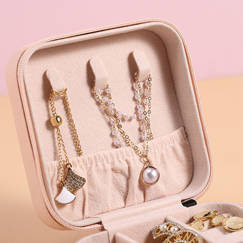 Travel Jewelry Case Exquisite Large Capacity Scratch Resistant Portable view 4