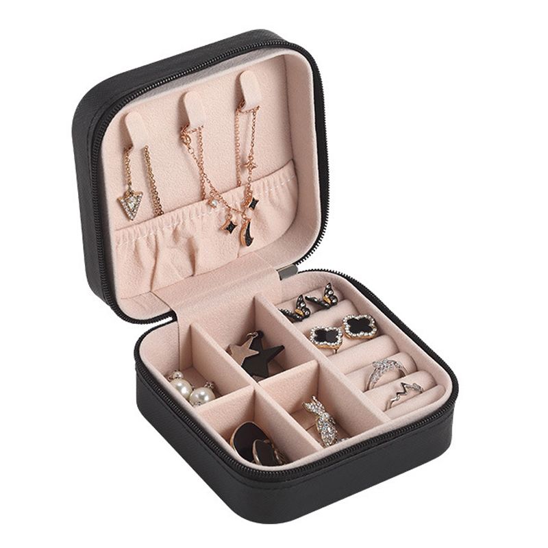 Travel Jewelry Case Exquisite Large Capacity Scratch Resistant Portable