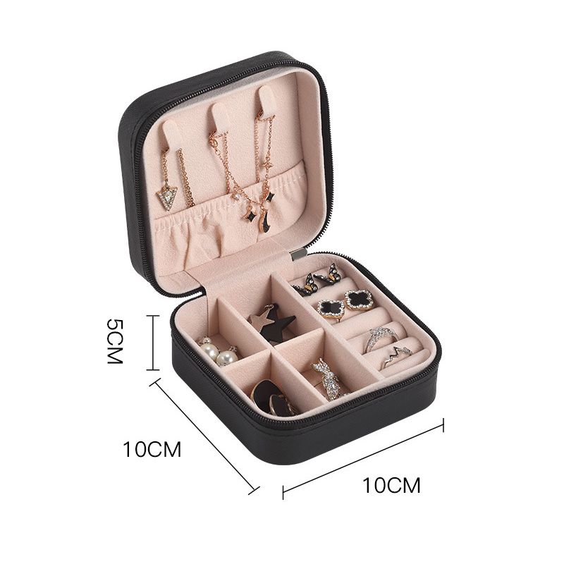 Travel Jewelry Case Exquisite Large Capacity Scratch Resistant Portable view 2