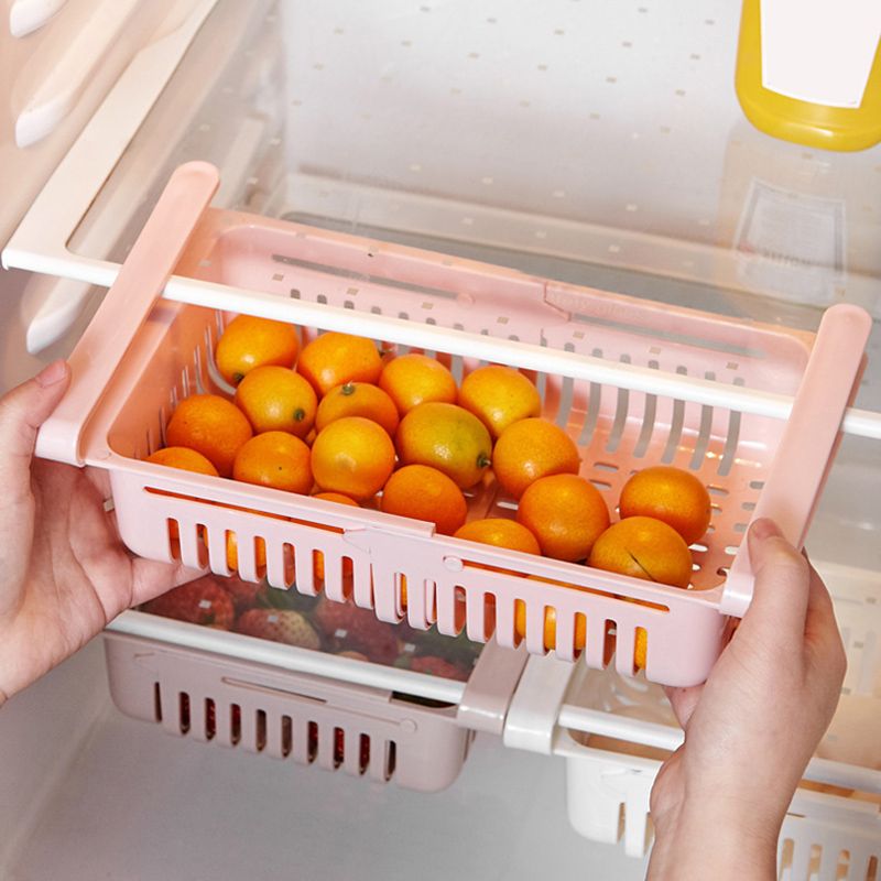 Fridge Drawer Organizer Retractable Multifunction Space Saving Refrigerator view 5