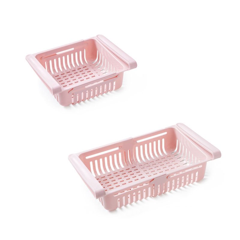 Fridge Drawer Organizer Retractable Multifunction Space Saving Refrigerator