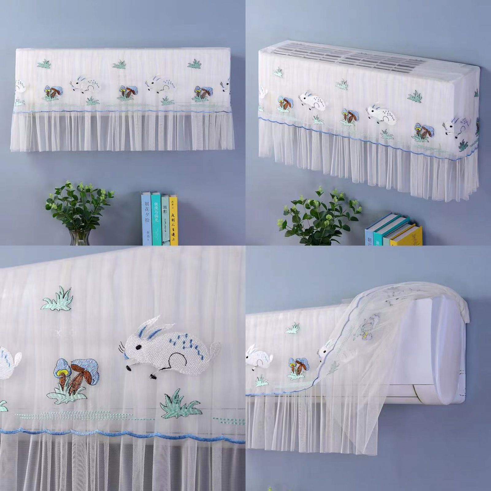 1.5P Air Conditioner Dust Cover Dustproof Wall Mounted Air Conditioner view 2