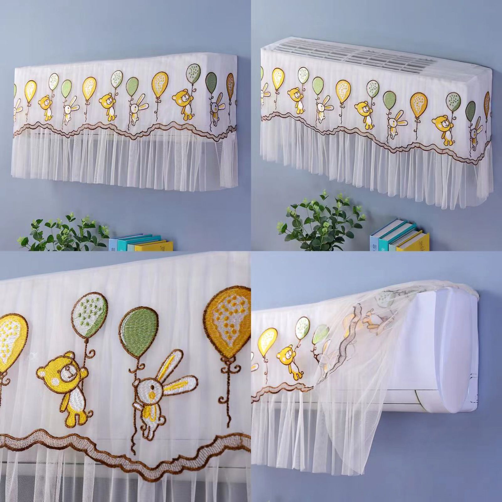 1.5P Air Conditioner Dust Cover Dustproof Wall Mounted Air Conditioner view 2