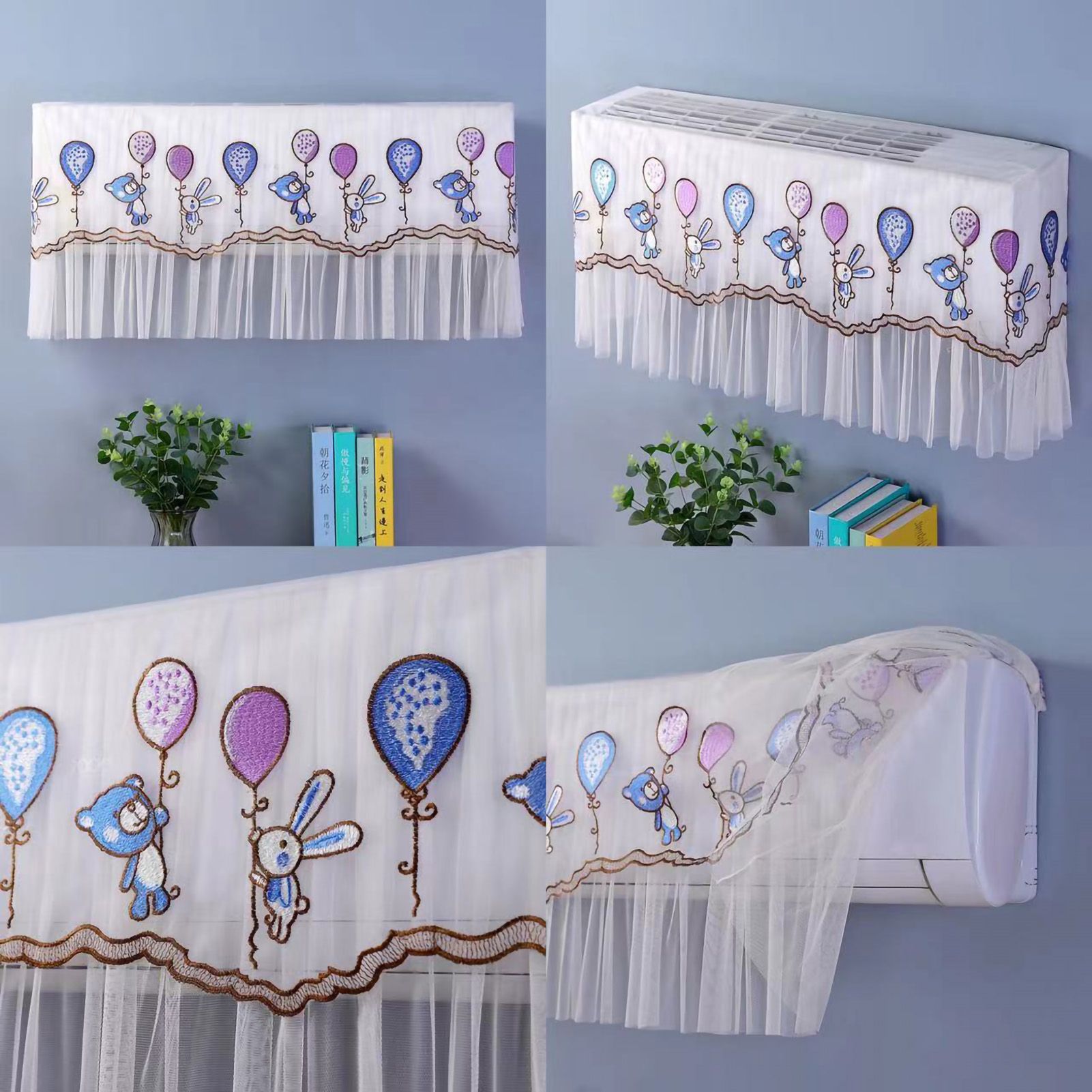 1.5P Air Conditioner Dust Cover Dustproof Wall Mounted Air Conditioner view 2