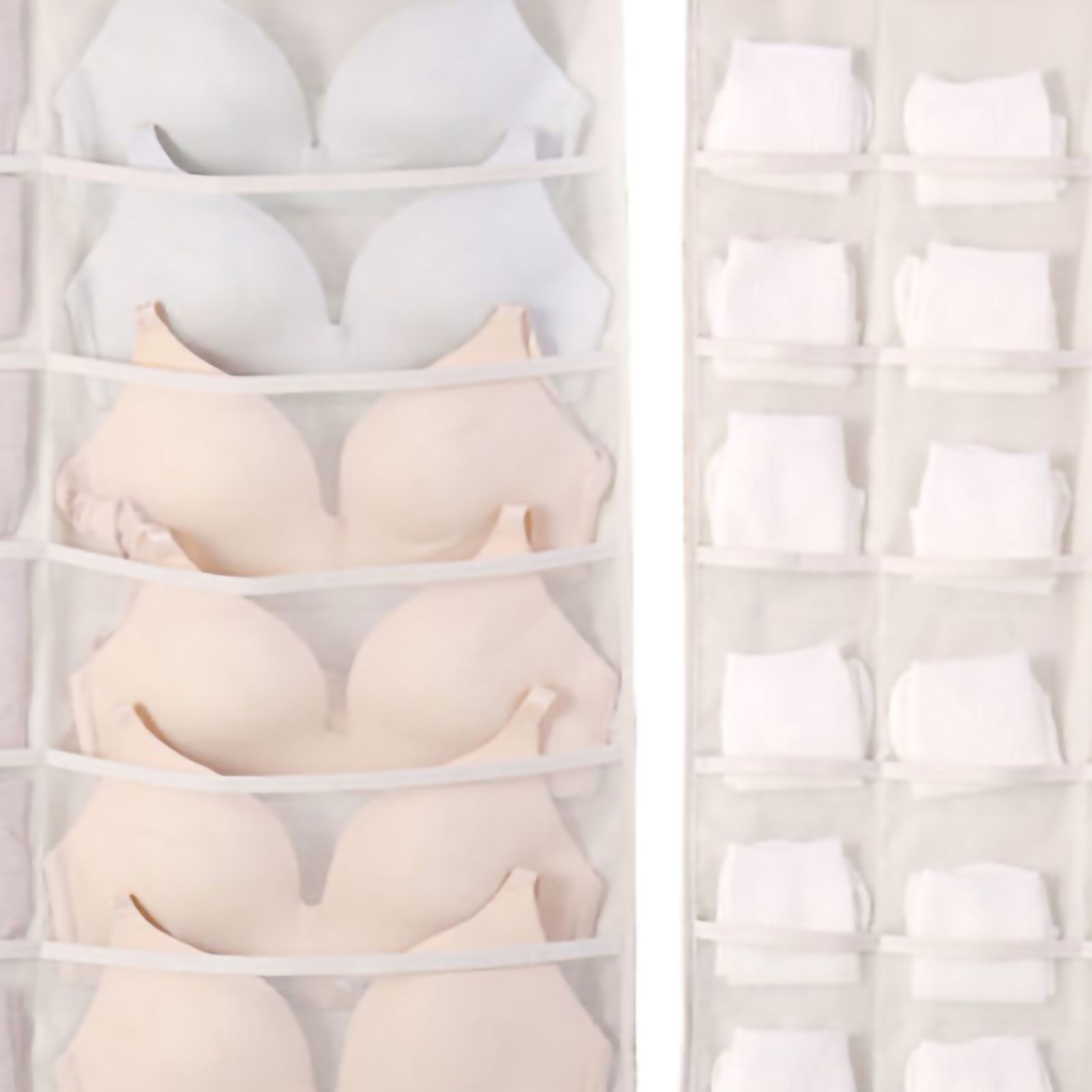 Hanging Bra Organizer Oxford Fabric Double Sides Breathable Large Capacity view 2