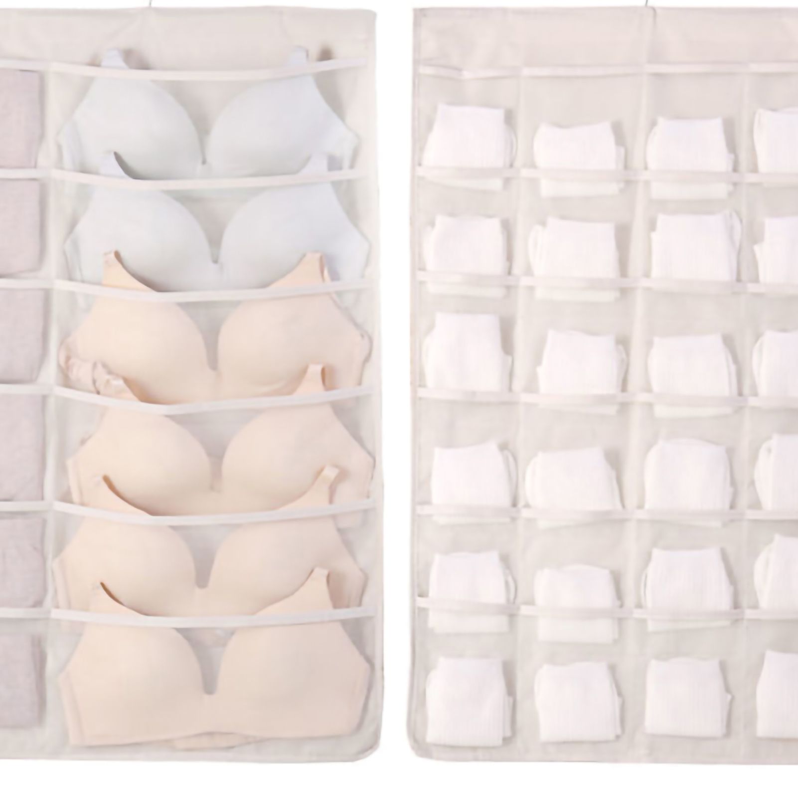Hanging Bra Organizer Oxford Fabric Double Sides Breathable Large Capacity view 5