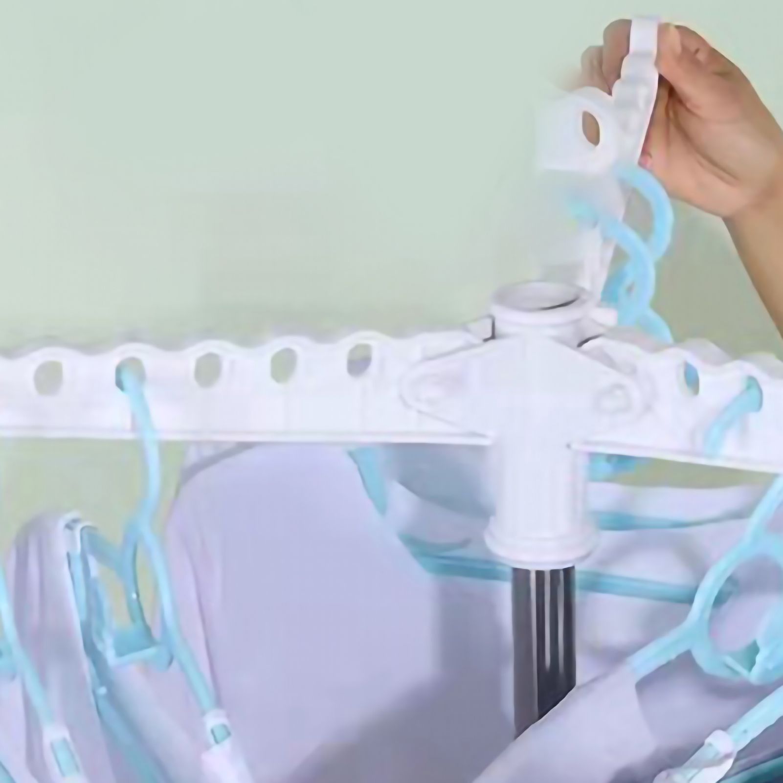 Clothes Drying Rack 360 Degree Rotating Folding Design Reliable Load Bearing view 5