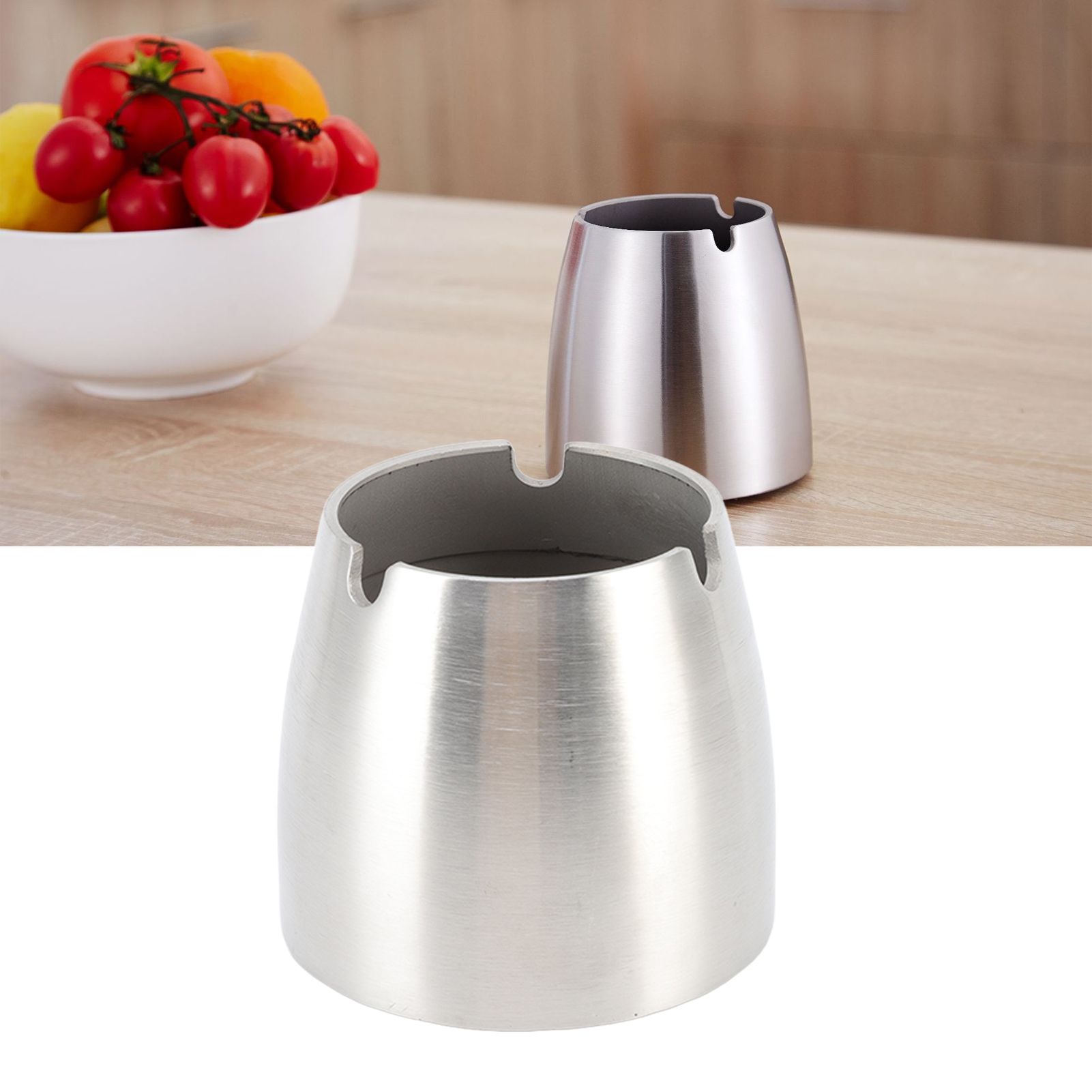 Ashtray Thickened Stainless Steel Rust and Corrosion Protection Home Metal view 12