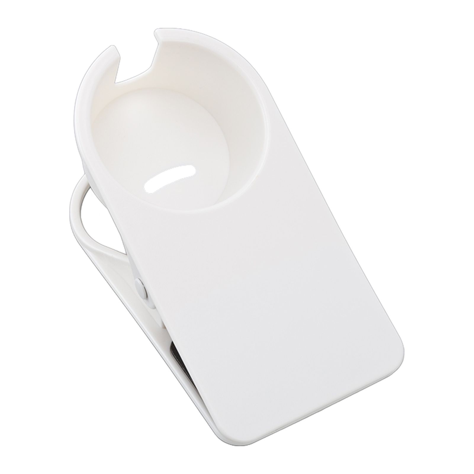 Cup Holder Clip Desk Side Glass Mug Bottle Clamp Stand Plastic for Home Office