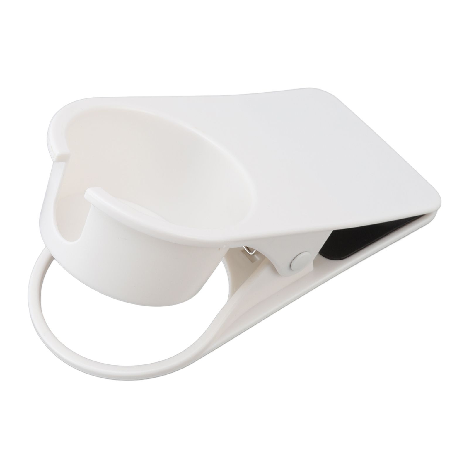 Cup Holder Clip Desk Side Glass Mug Bottle Clamp Stand Plastic for Home Office view 3