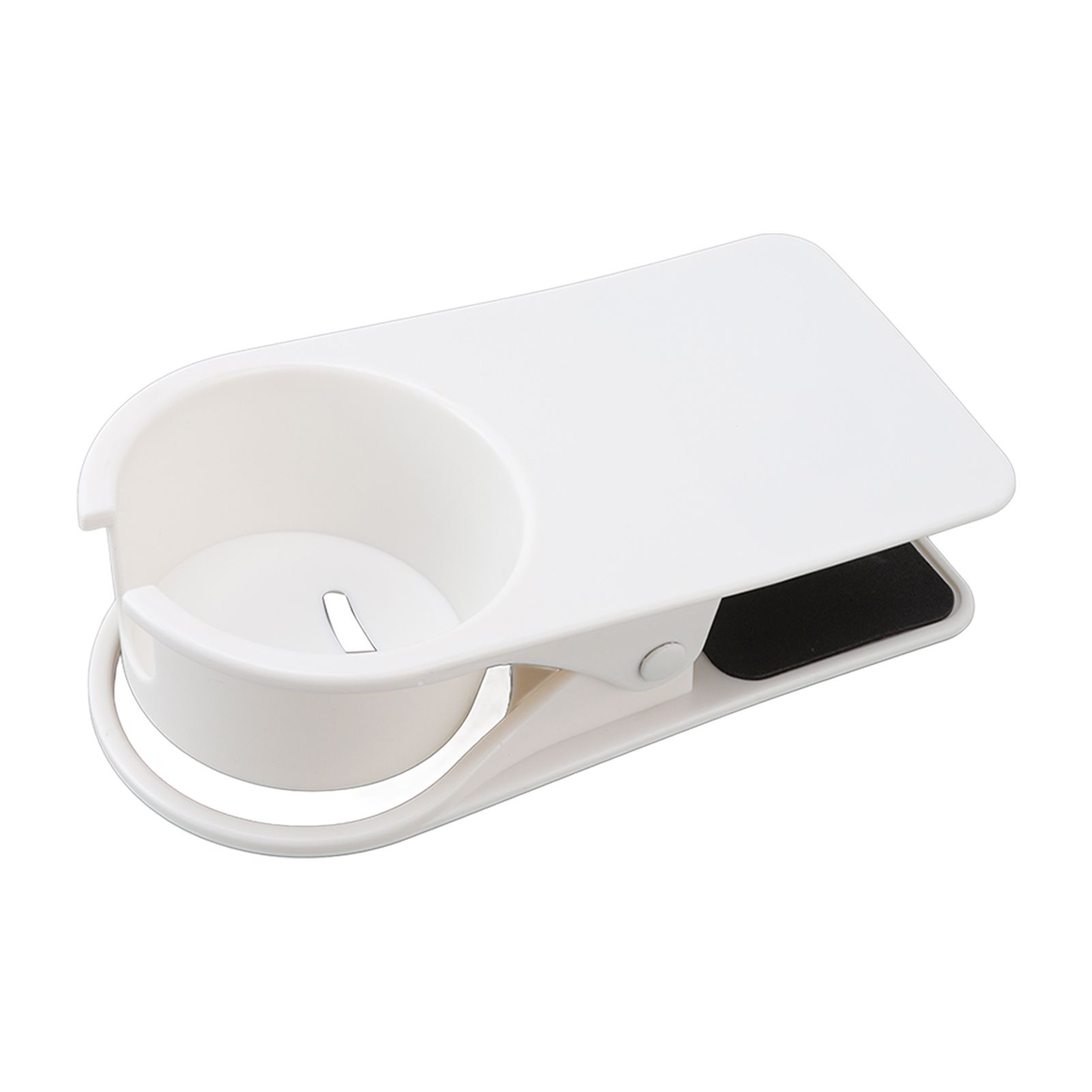 Cup Holder Clip Desk Side Glass Mug Bottle Clamp Stand Plastic for Home Office view 5