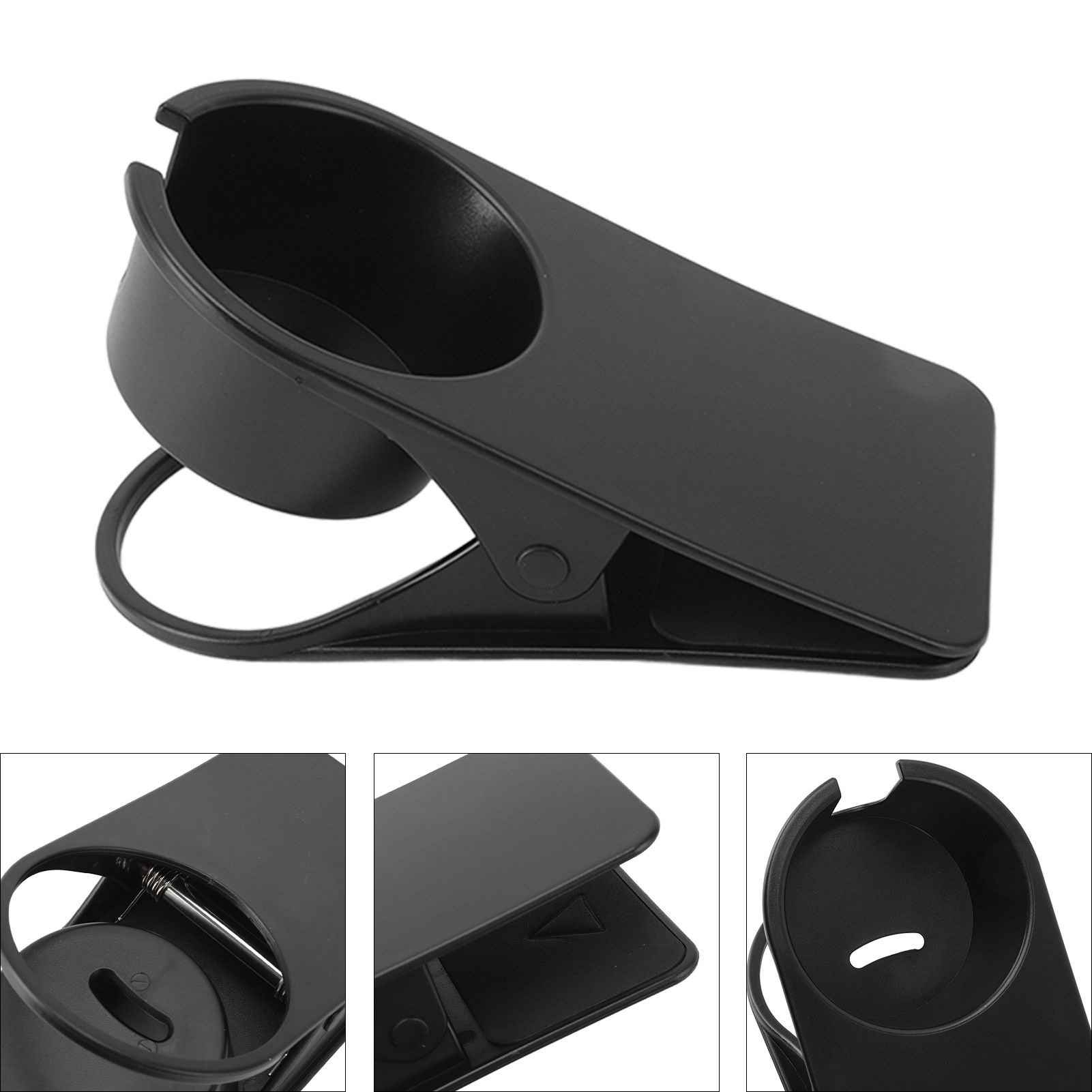 Cup Holder Clip Desk Side Glass Mug Bottle Clamp Stand Plastic for Home Office view 10