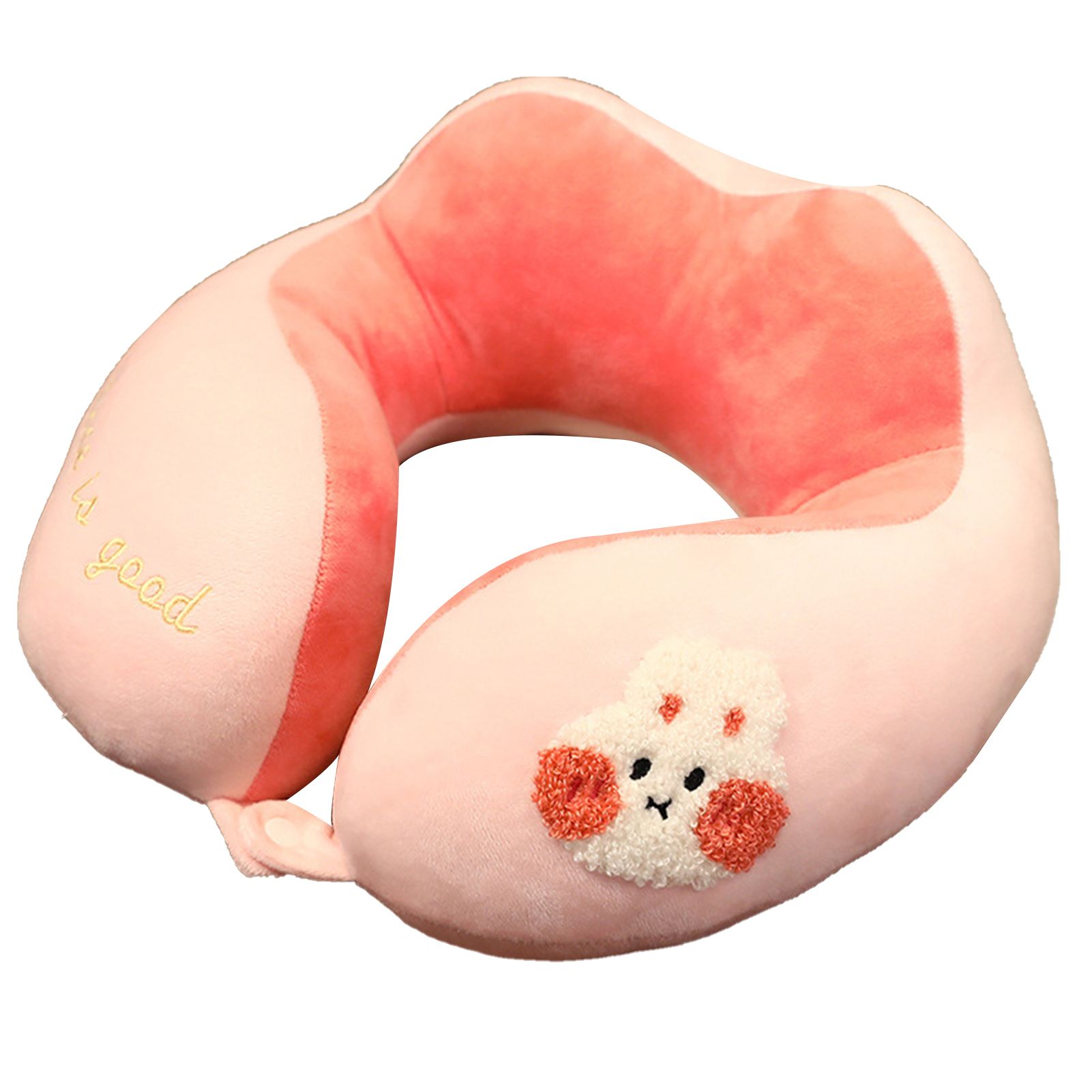 Neck Pillow Cute Animal High Resiliency U Shaped Headrest Airplane Pillow for