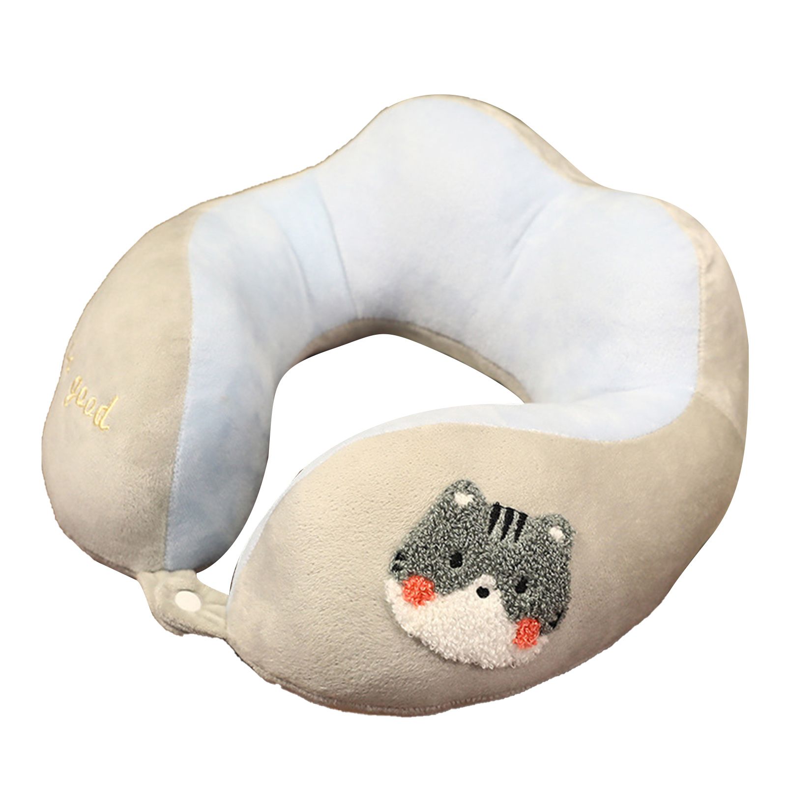 Neck Pillow Cute Animal High Resiliency U Shaped Headrest Airplane Pillow for