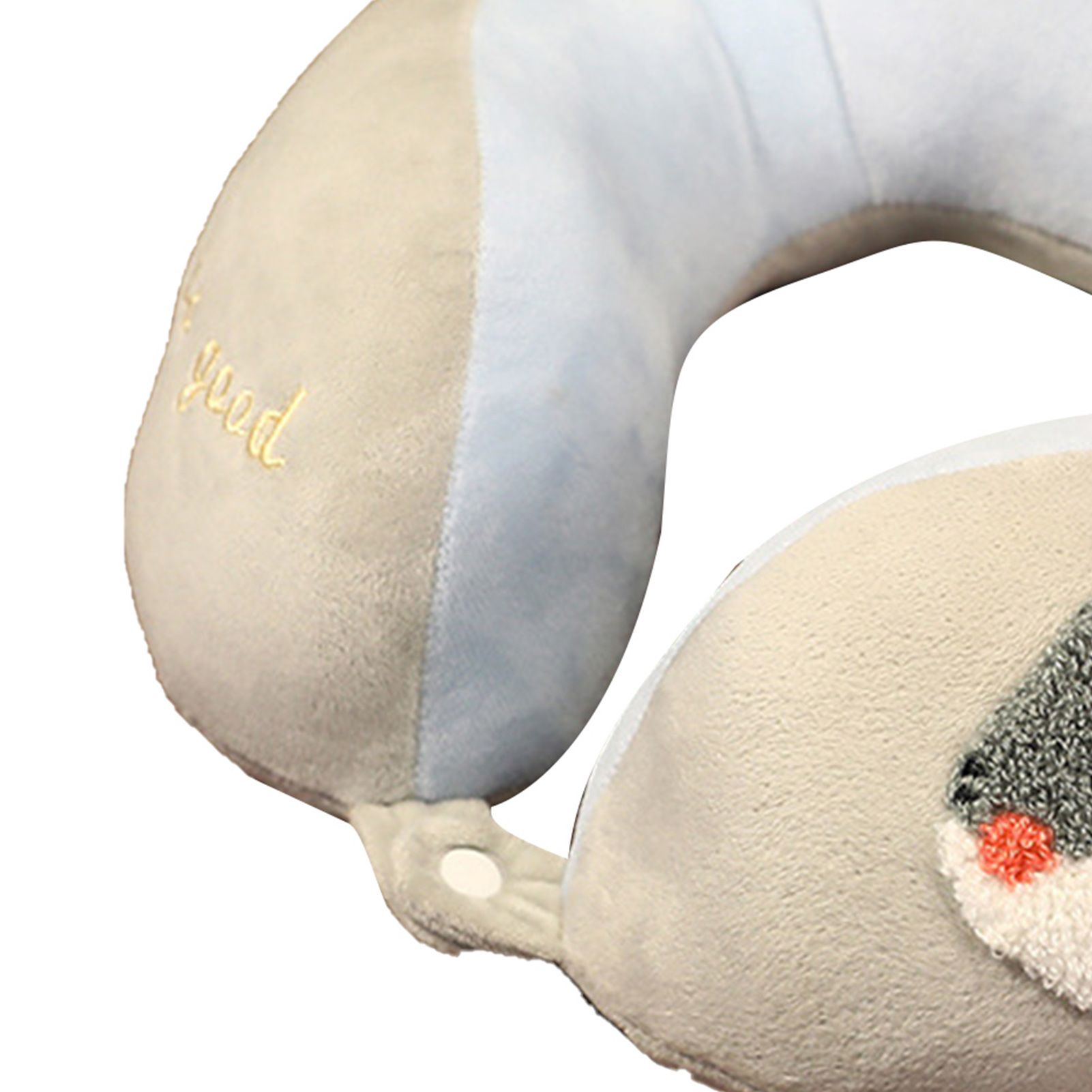 Neck Pillow Cute Animal High Resiliency U Shaped Headrest Airplane Pillow for view 4