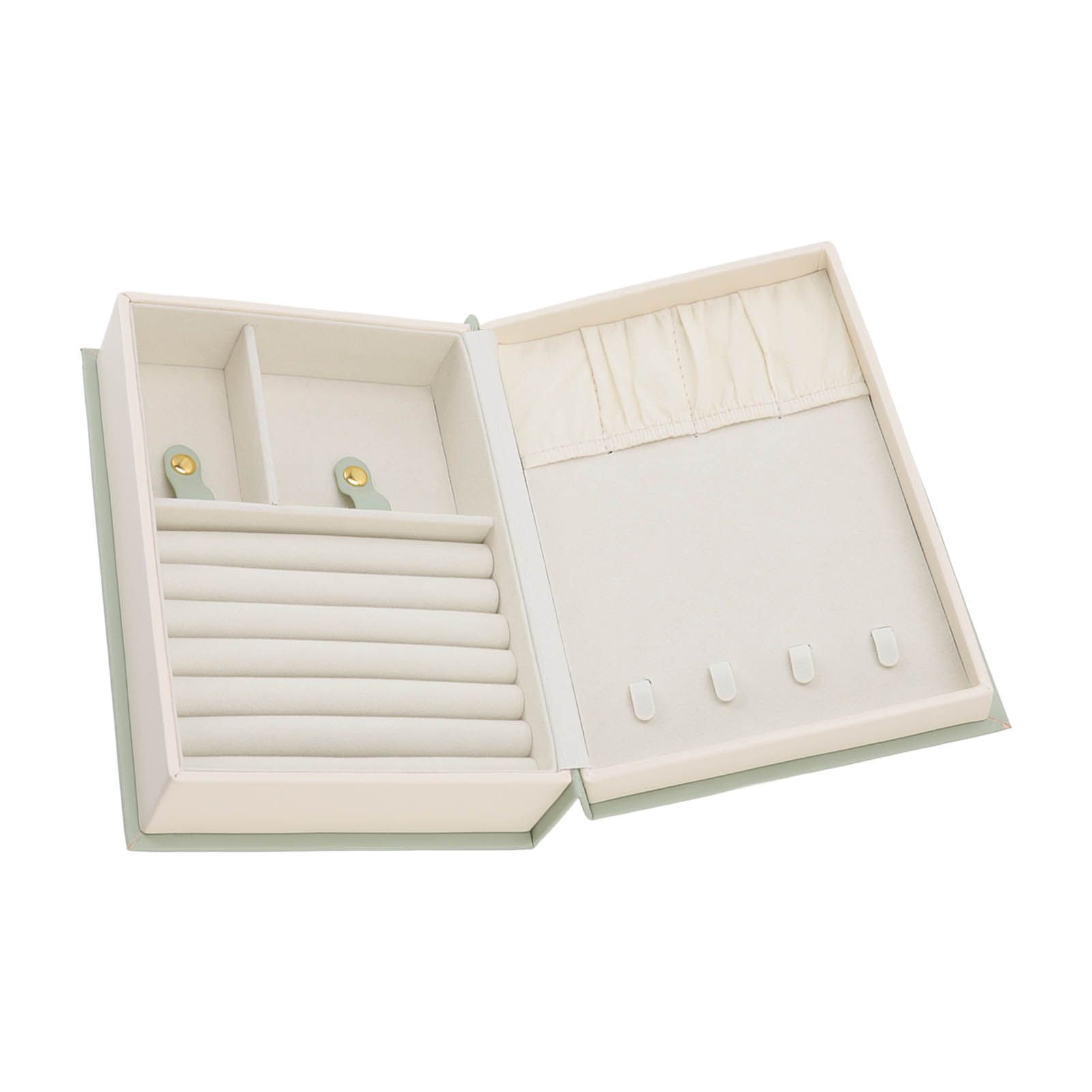 Jewellery Box Leather Jewelry Storage Case Large Capacity Portable for Earring view 7
