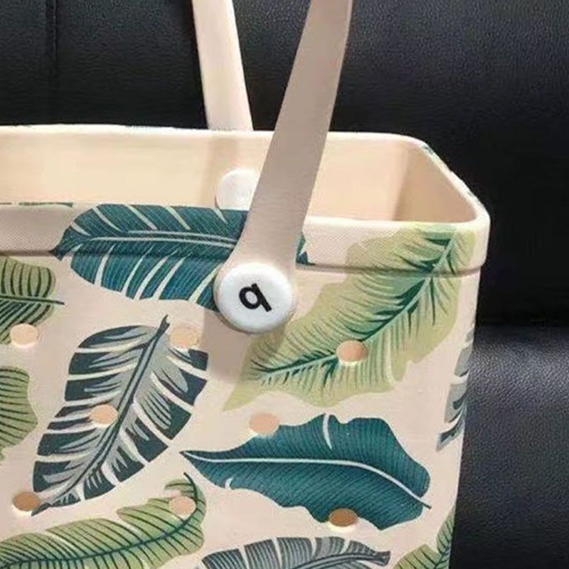 Women Storage EVA Handbag Hole Design Beach Casual Bag for Outdoor Sport view 4