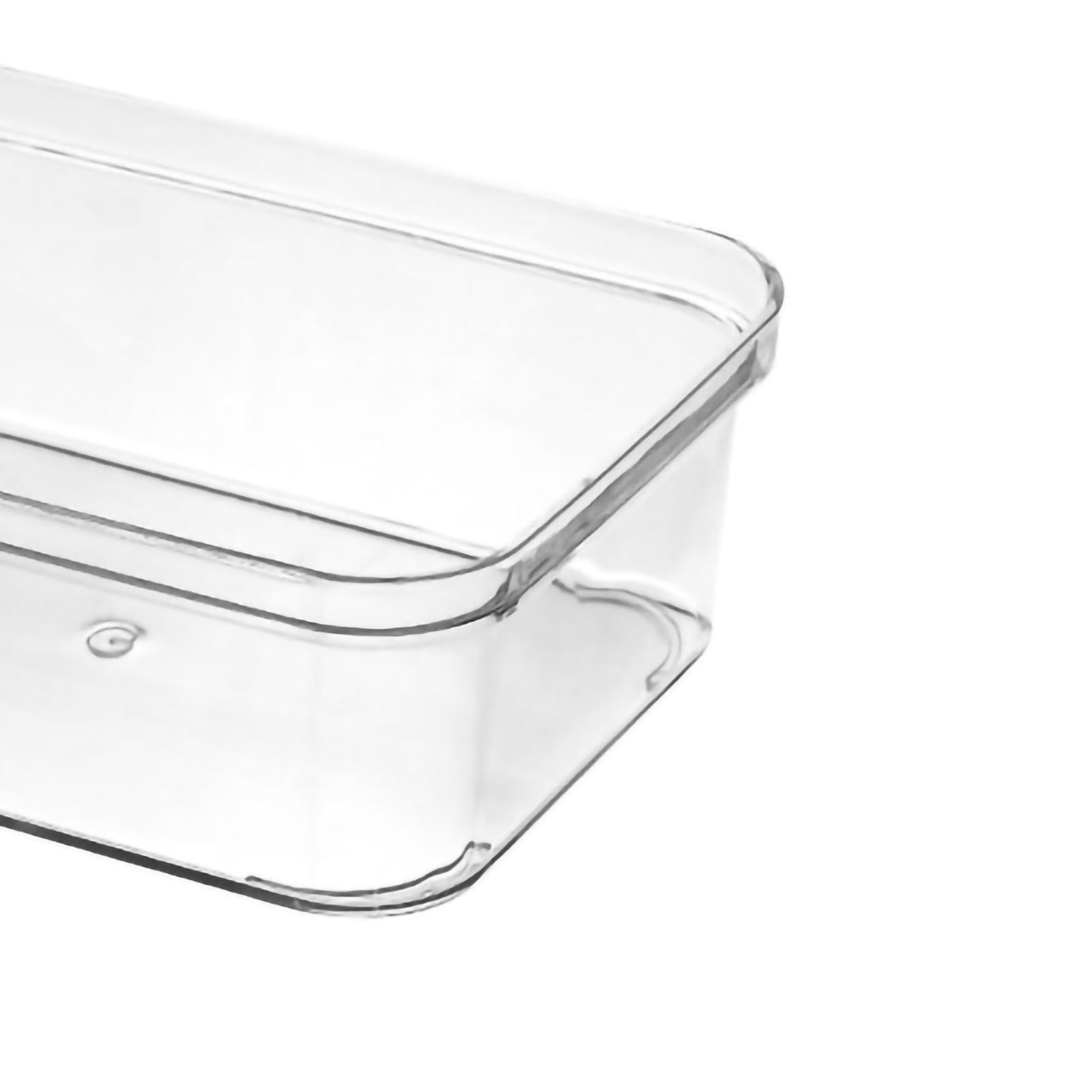 Drawer Storage Trays Durable Transparent Plastic Drawer Storage Divid Box for view 3