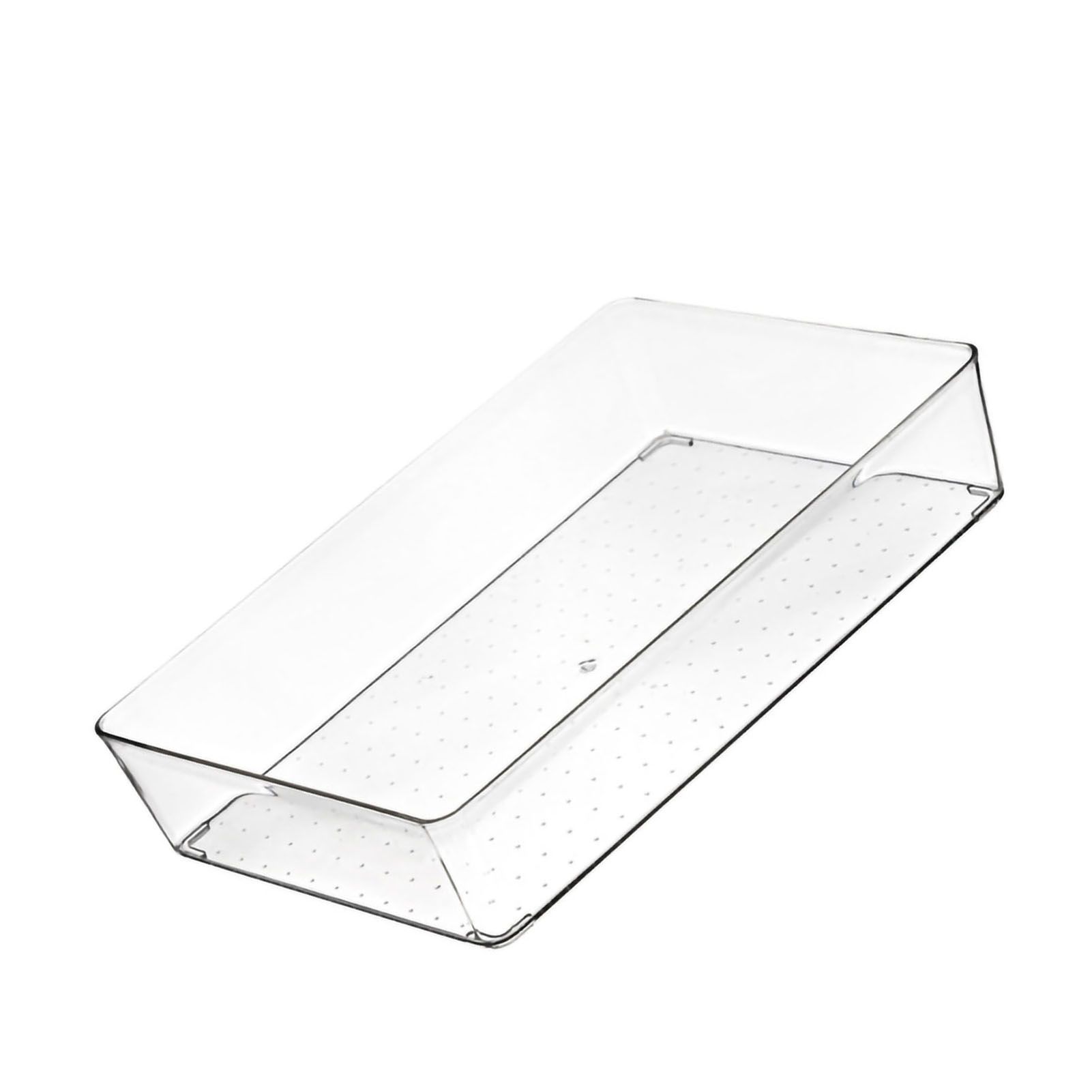 Drawer Storage Trays Durable Transparent Plastic Drawer Storage Divid Box for view 2