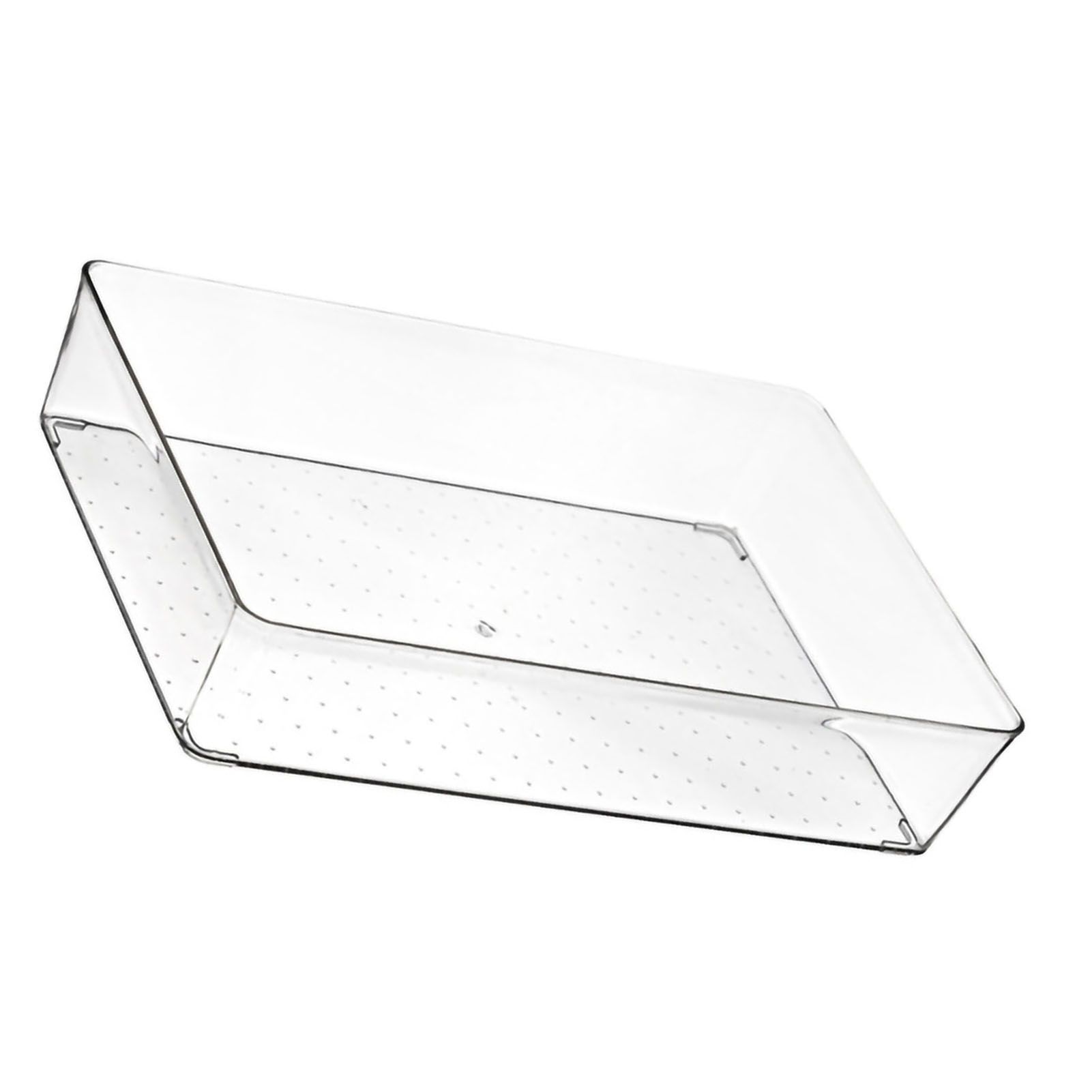 Drawer Storage Trays Durable Transparent Plastic Drawer Storage Divid Box for view 3