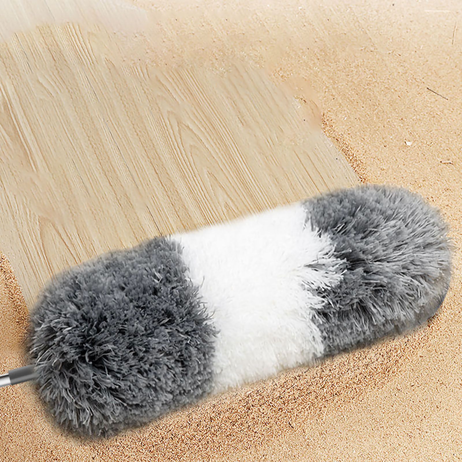 Telescopic Duster 9.2ft Extendable Pole Washable Bendable Head Fiber Duster