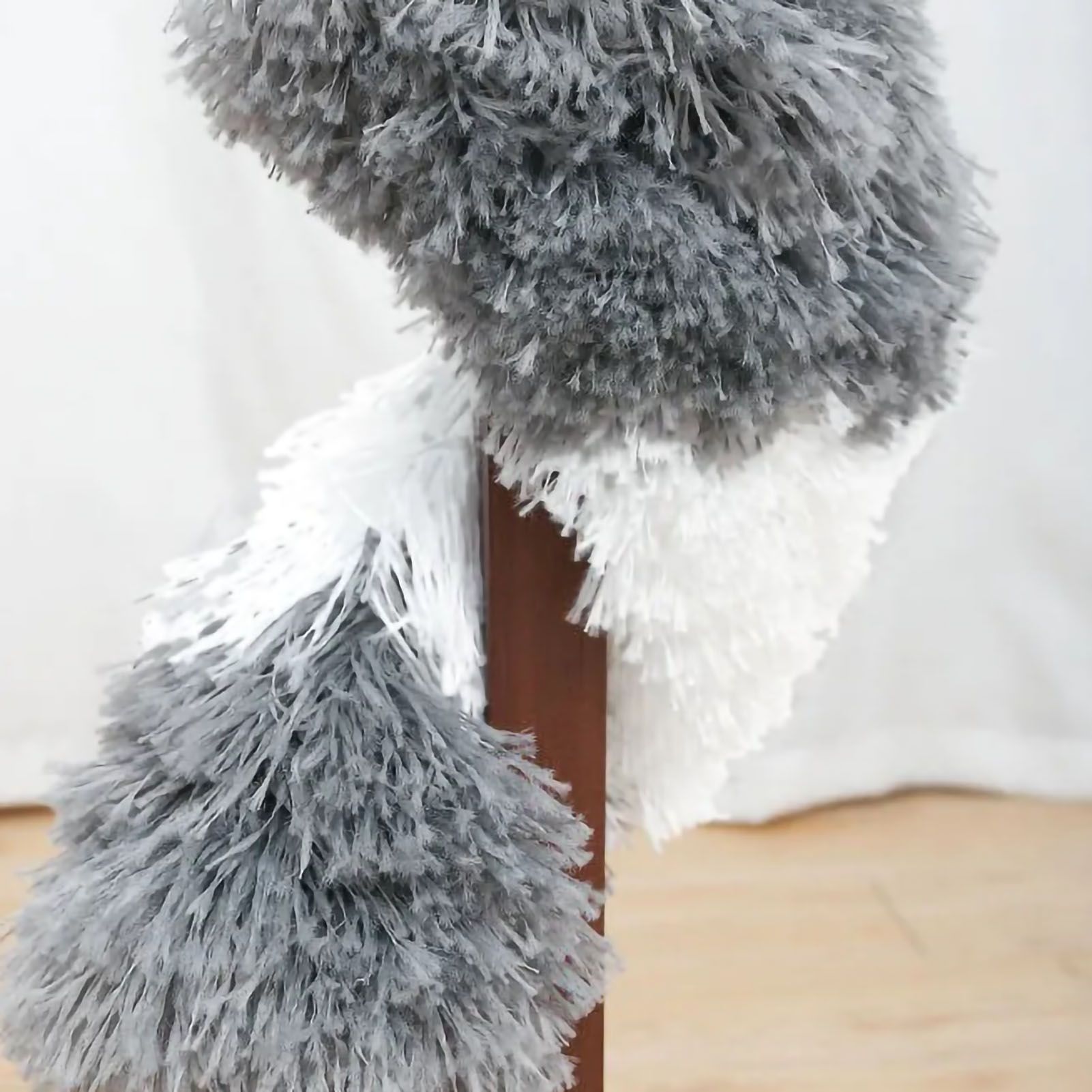 Telescopic Duster 9.2ft Extendable Pole Washable Bendable Head Fiber Duster view 3