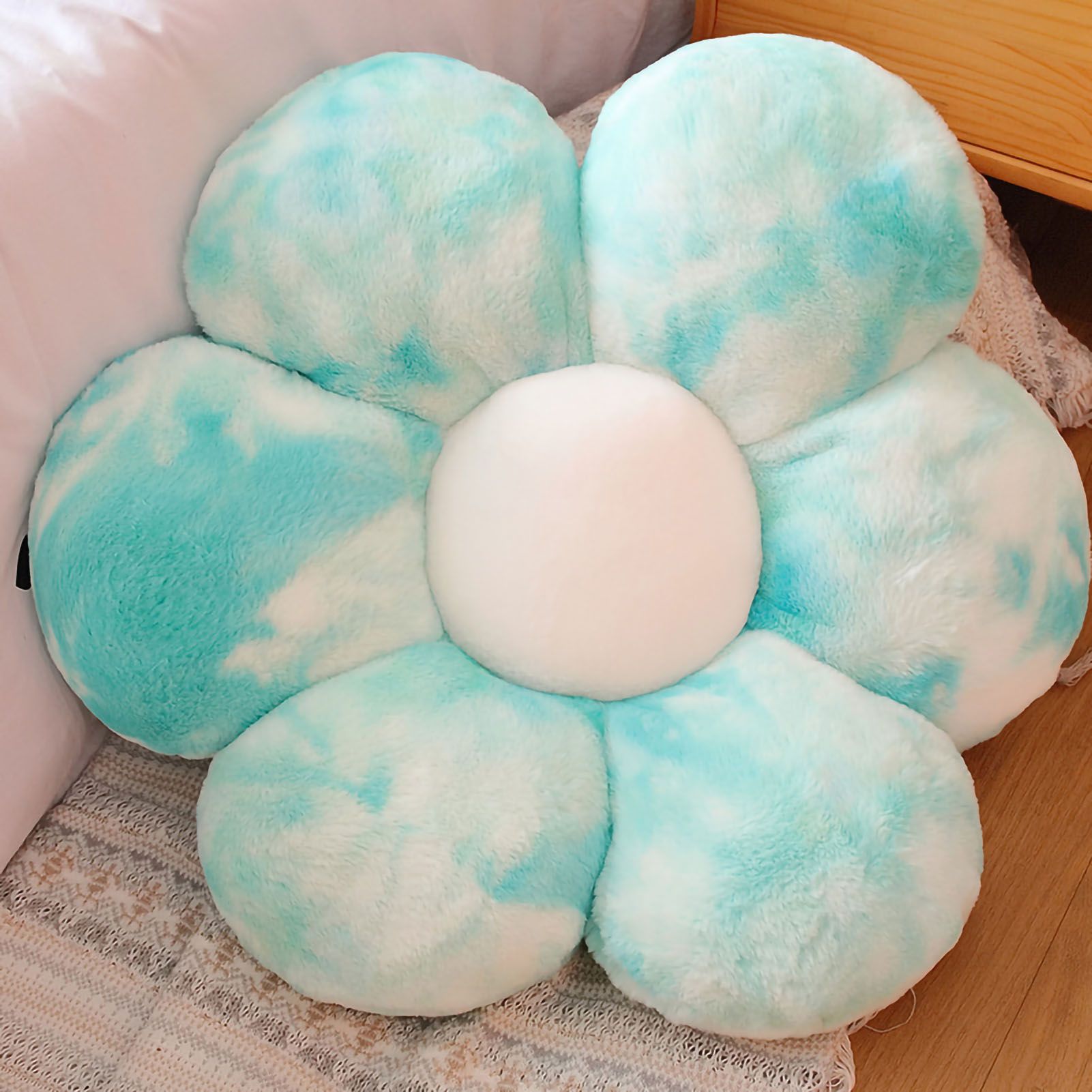 Flower Plush Pillow Soft Comfortable Colorful Flower Cushion Plush Pillow Home