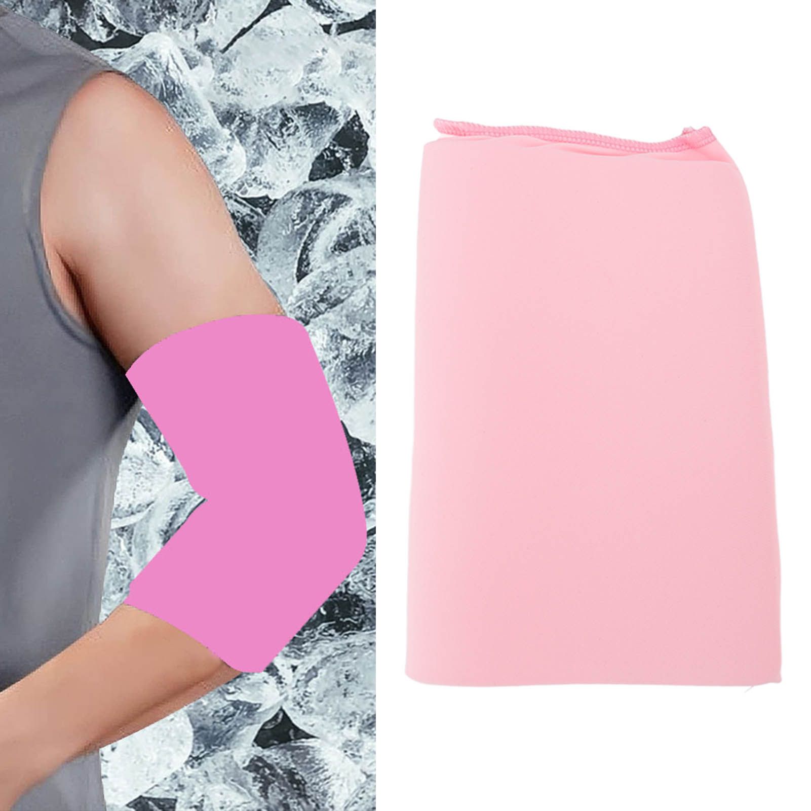 Gel Cold Compression Sleeve Reusable Pain Relief Recovery Gel Cold Sleeve Wrap view 11