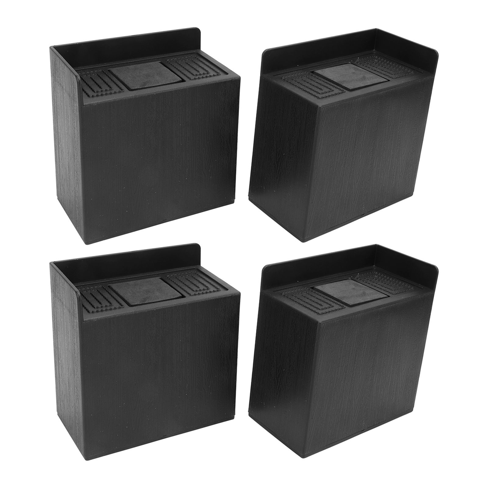 4 PCS 4in L Shaped Anti Vibration Pads Rectangular Non Slip Foot Pad Bed view 7