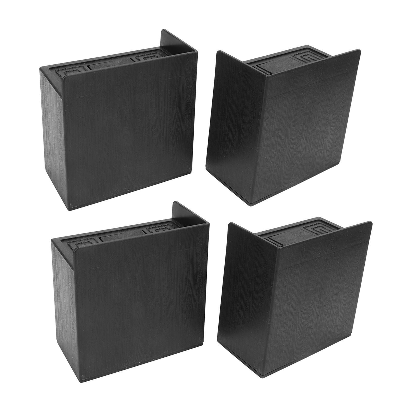 4 PCS 4in L Shaped Anti Vibration Pads Rectangular Non Slip Foot Pad Bed view 9