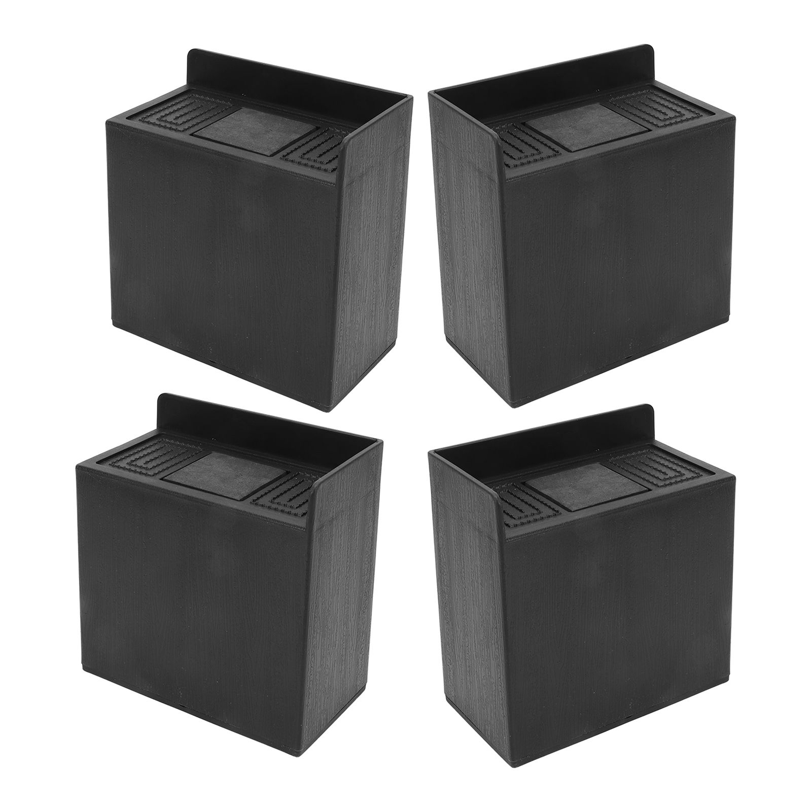 4 PCS 4in L Shaped Anti Vibration Pads Rectangular Non Slip Foot Pad Bed view 10