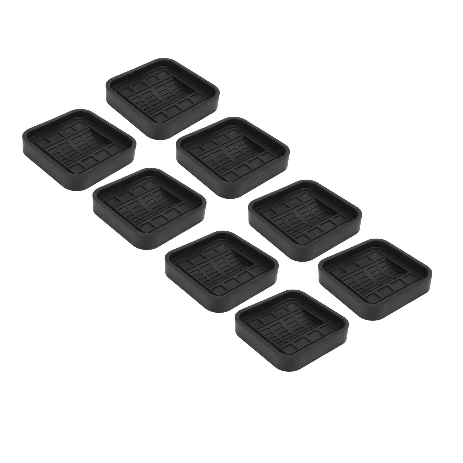 8pcs Wheel Stoppers Rubber Universal Scratch Proof Bed Sofa Caster Cups for view 2