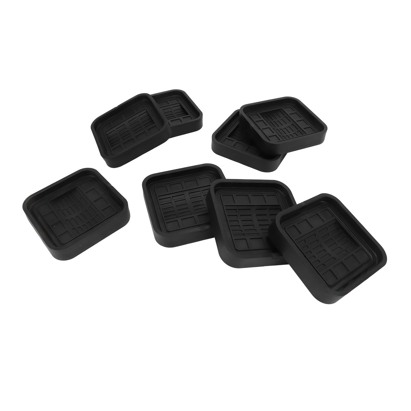 8pcs Wheel Stoppers Rubber Universal Scratch Proof Bed Sofa Caster Cups for view 3