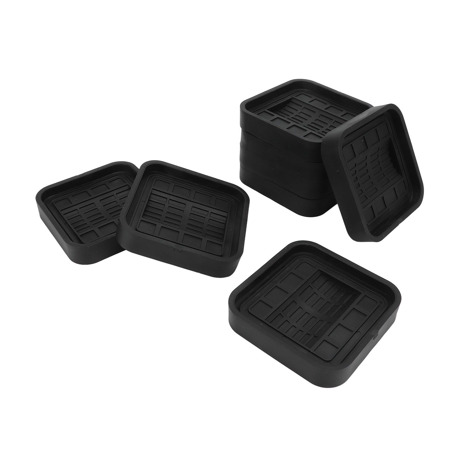 8pcs Wheel Stoppers Rubber Universal Scratch Proof Bed Sofa Caster Cups for view 4