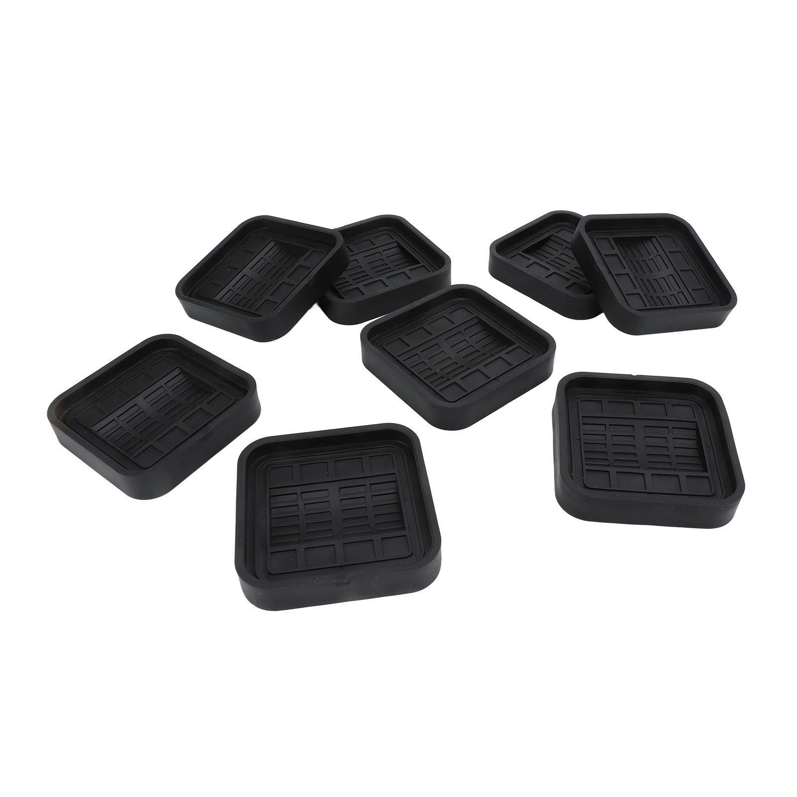 8pcs Wheel Stoppers Rubber Universal Scratch Proof Bed Sofa Caster Cups for view 7