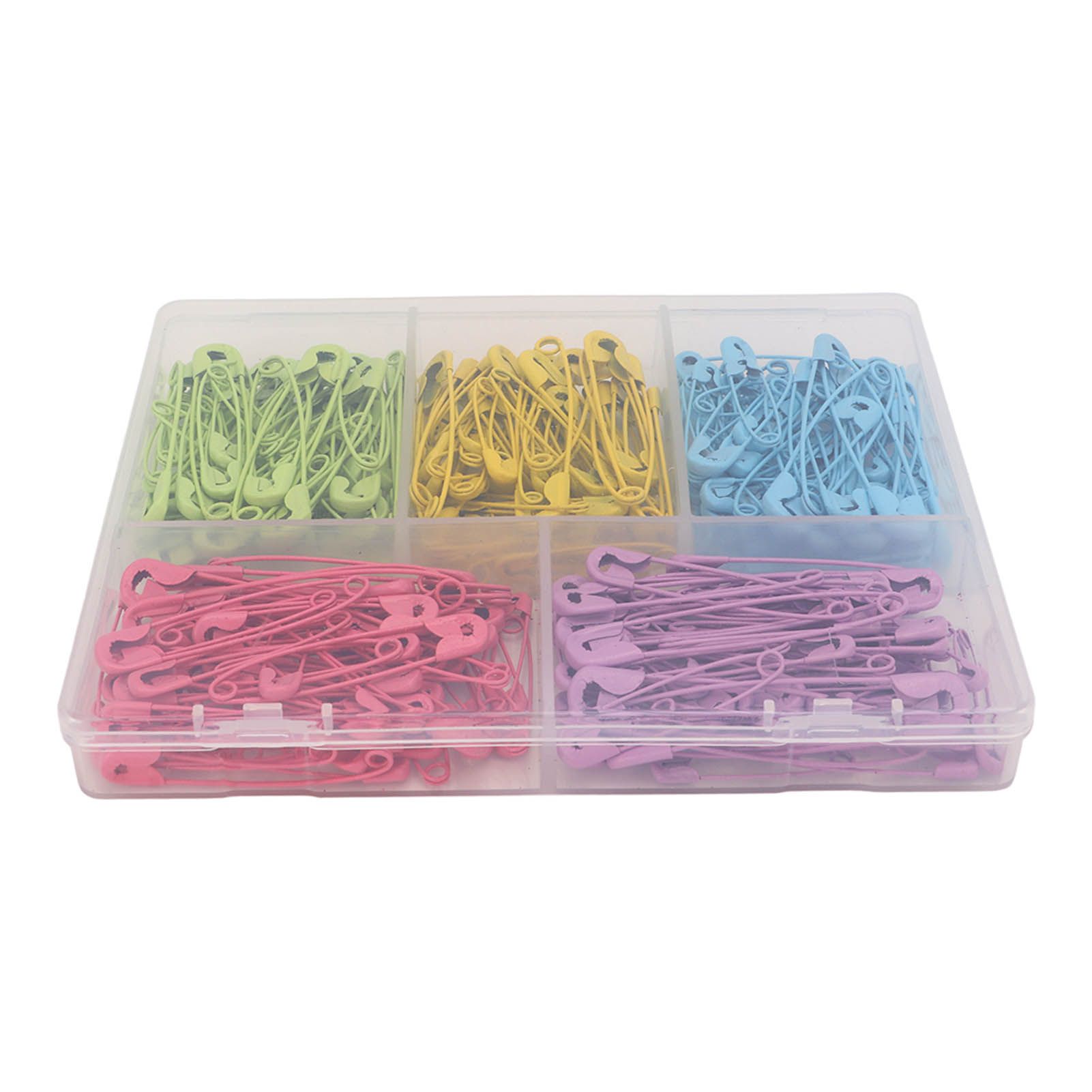 Safety Pins Steel Wire Safe Sturdy Colorful Combination Tag Pin for DIY — image 1