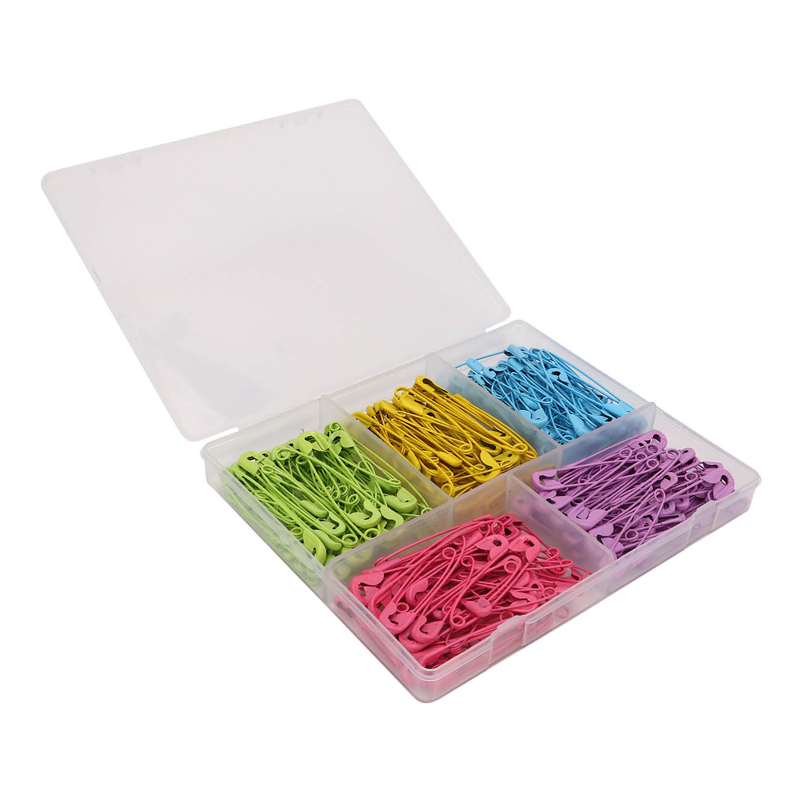 Safety Pins Steel Wire Safe Sturdy Colorful Combination Tag Pin for DIY view 6