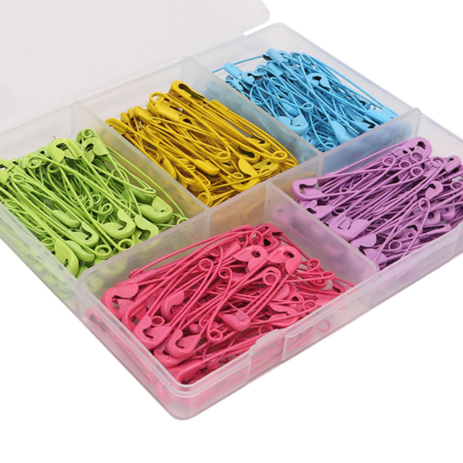 Safety Pins Steel Wire Safe Sturdy Colorful Combination Tag Pin for DIY view 15