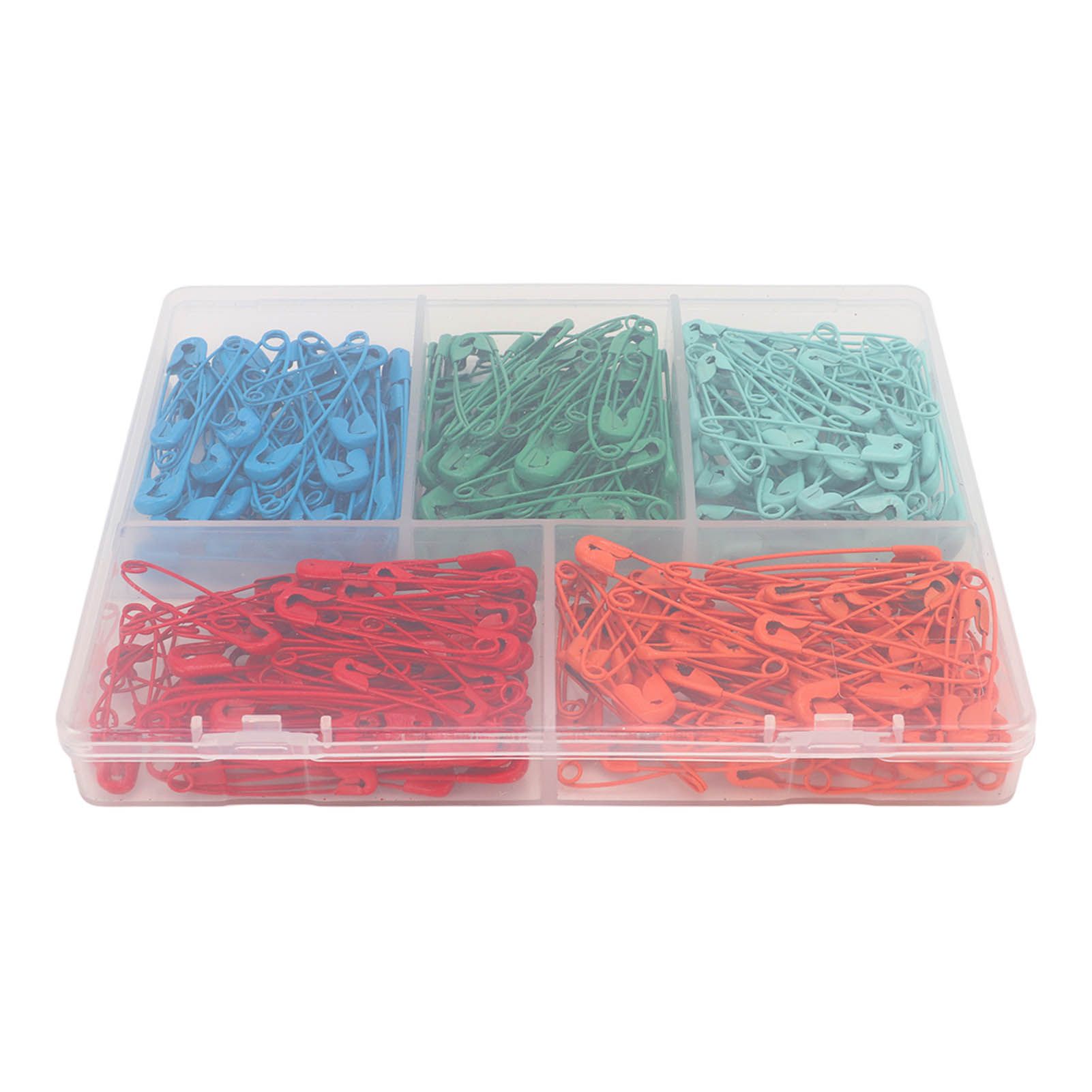 Safety Pins Steel Wire Safe Sturdy Colorful Combination Tag Pin for DIY — image 1